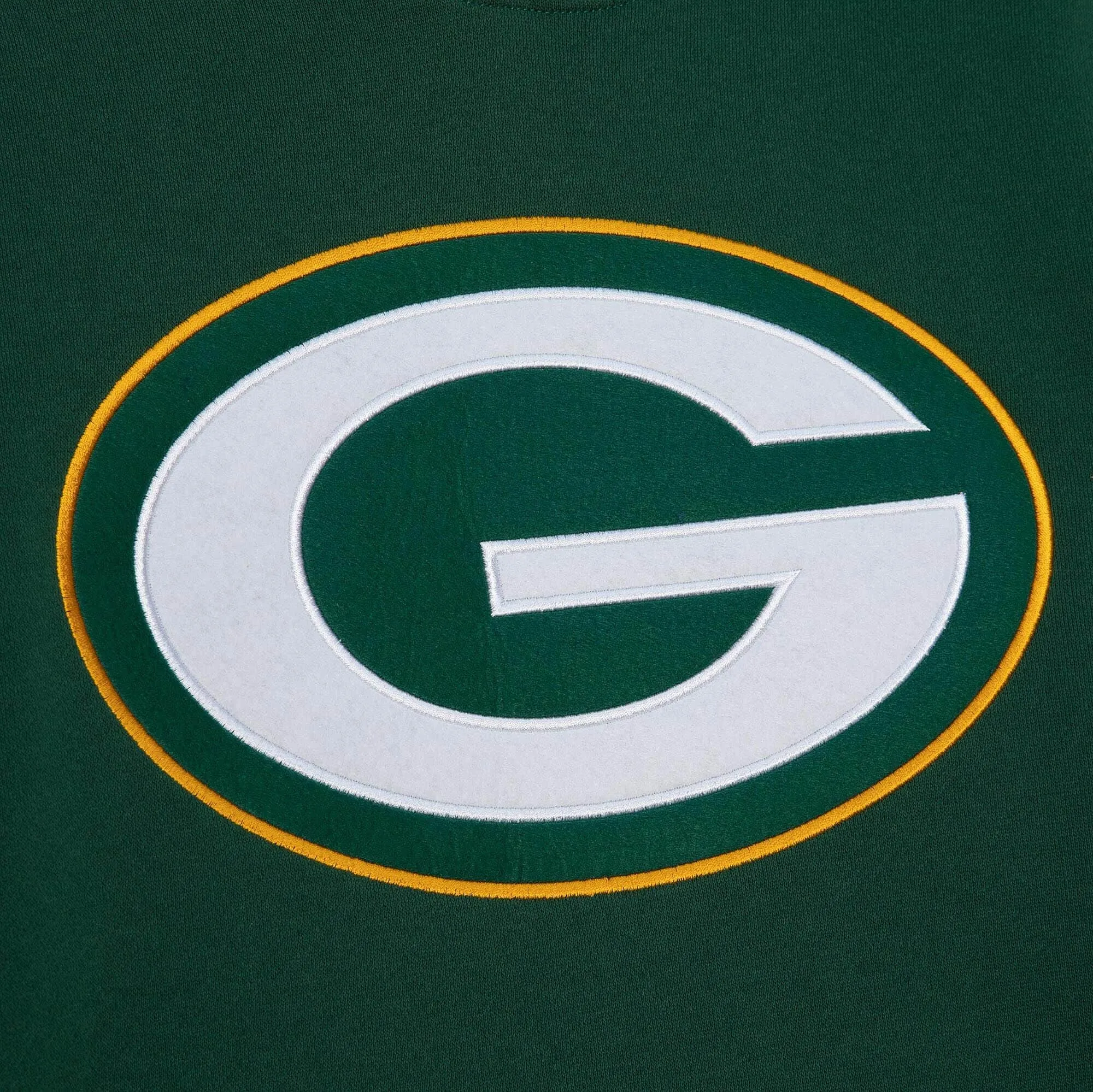 Green Bay Packers NFL Mitchell & Ness Team Origins Fleece Hoodie Grün