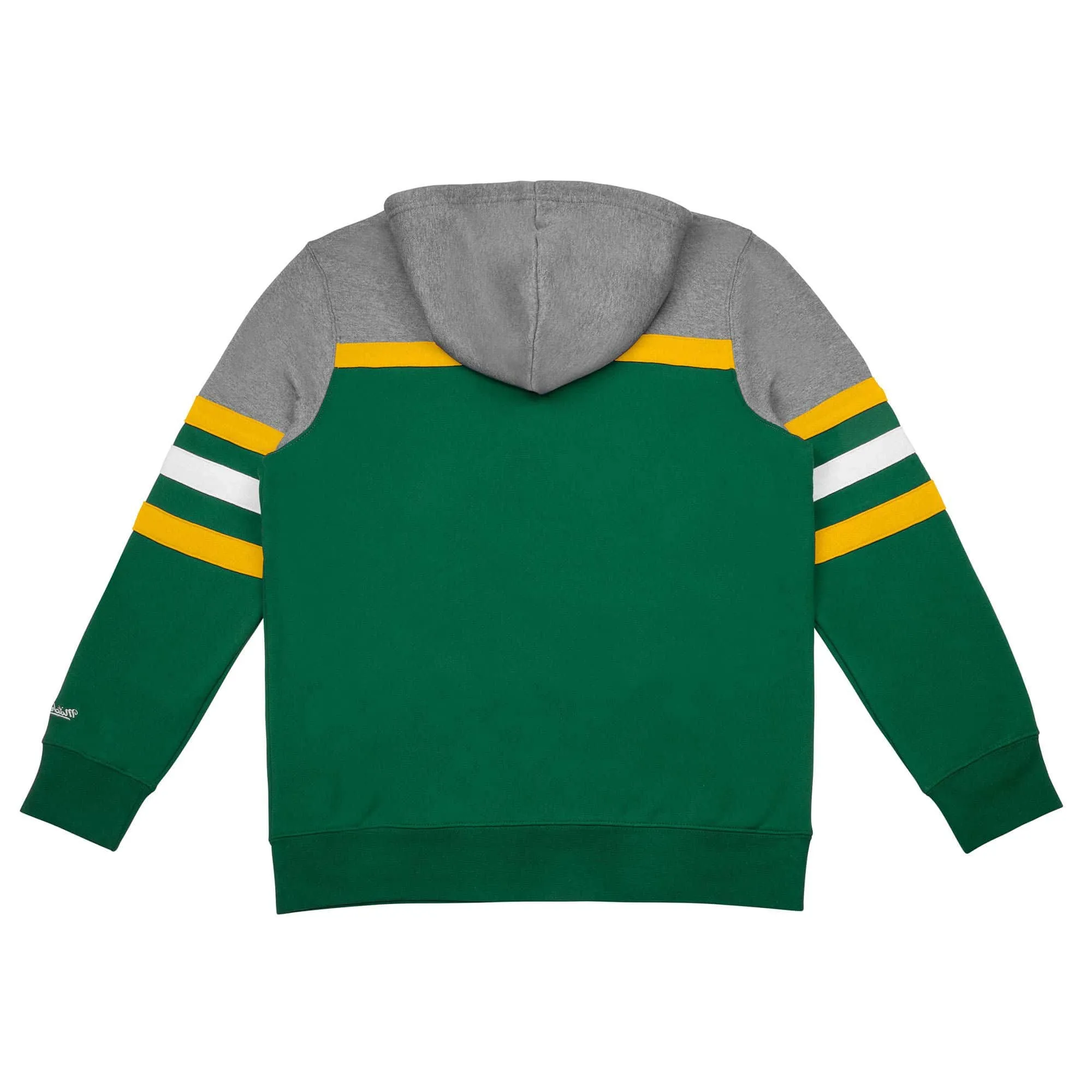 Green Bay Packers NFL Mitchell & Ness Head Coach Hoodie Grün
