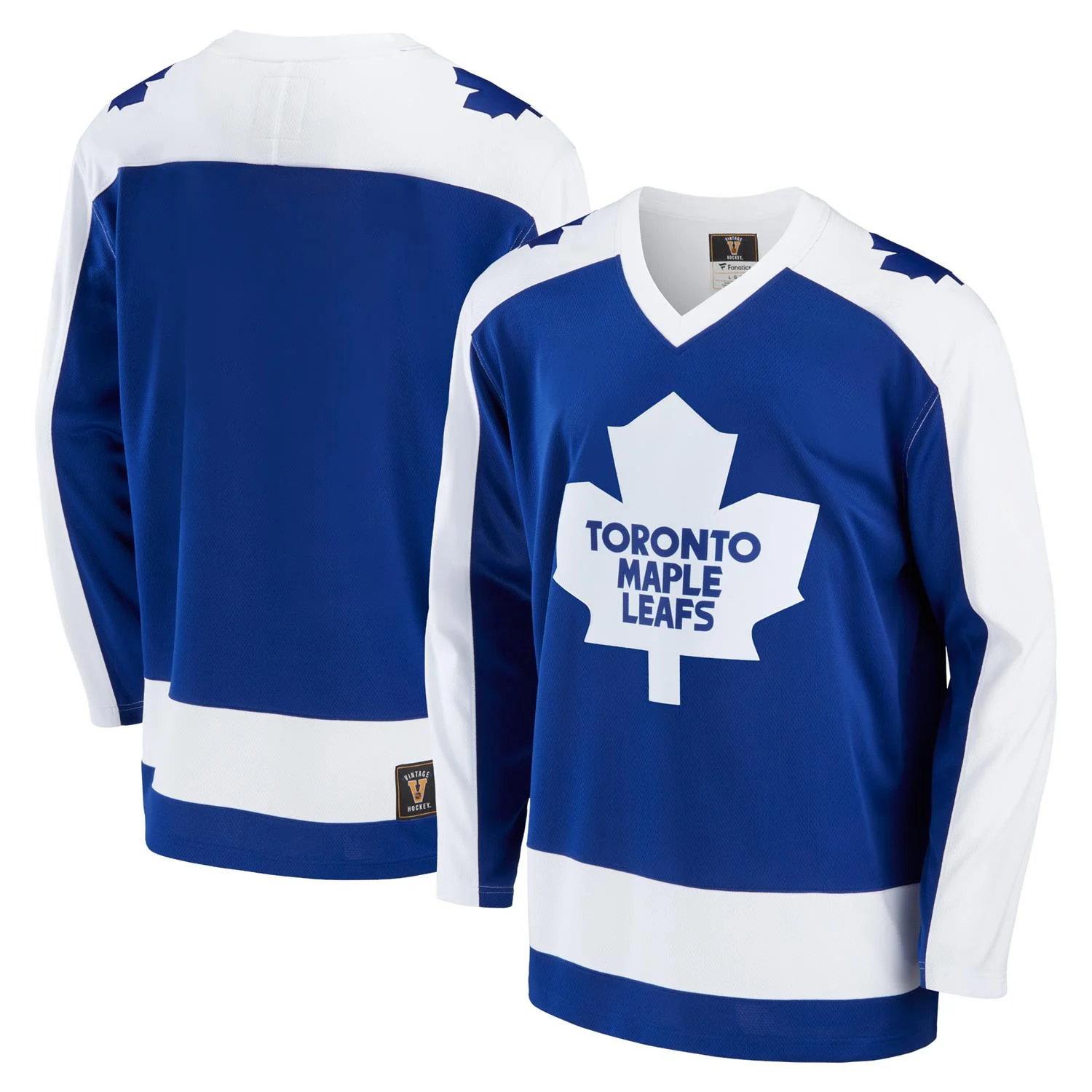 Toronto Maple Leafs NHL Eishockey Fanatics Breakaway Trikot Vintage Blau