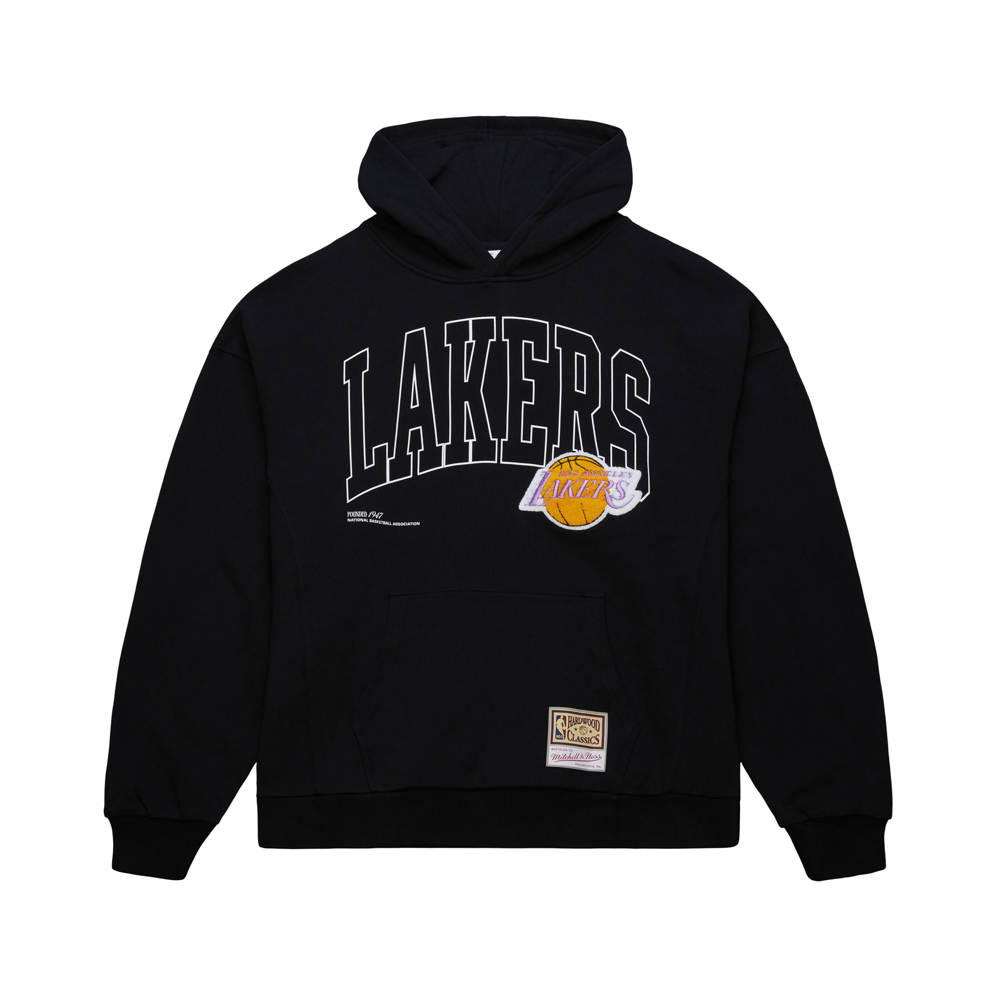 Los Angeles Lakers NBA Mitchell & Ness Logo Over Hoodie Los Angeles Lakers NBA Mitchell & Ness Logo Over Hoodie