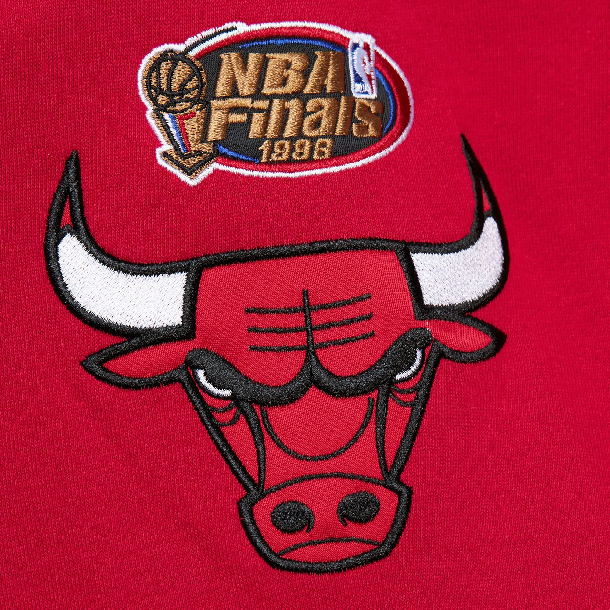 Chicago Bulls NBA Mitchell & Ness Team OG 2.0 Fleece Hoodie Rot Chicago Bulls NBA Mitchell & Ness Team OG 2.0 Fleece Hoodie Rot
