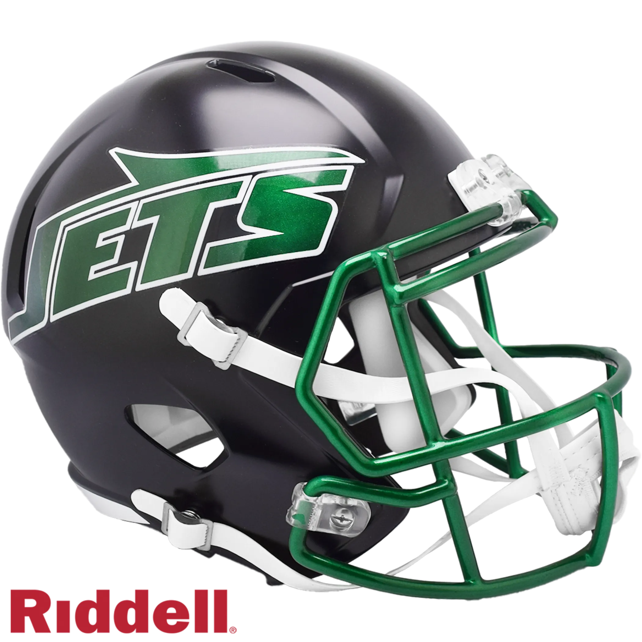 New York Jets NFL Riddell On Field Alternate Speed Replica Helm Schwarz