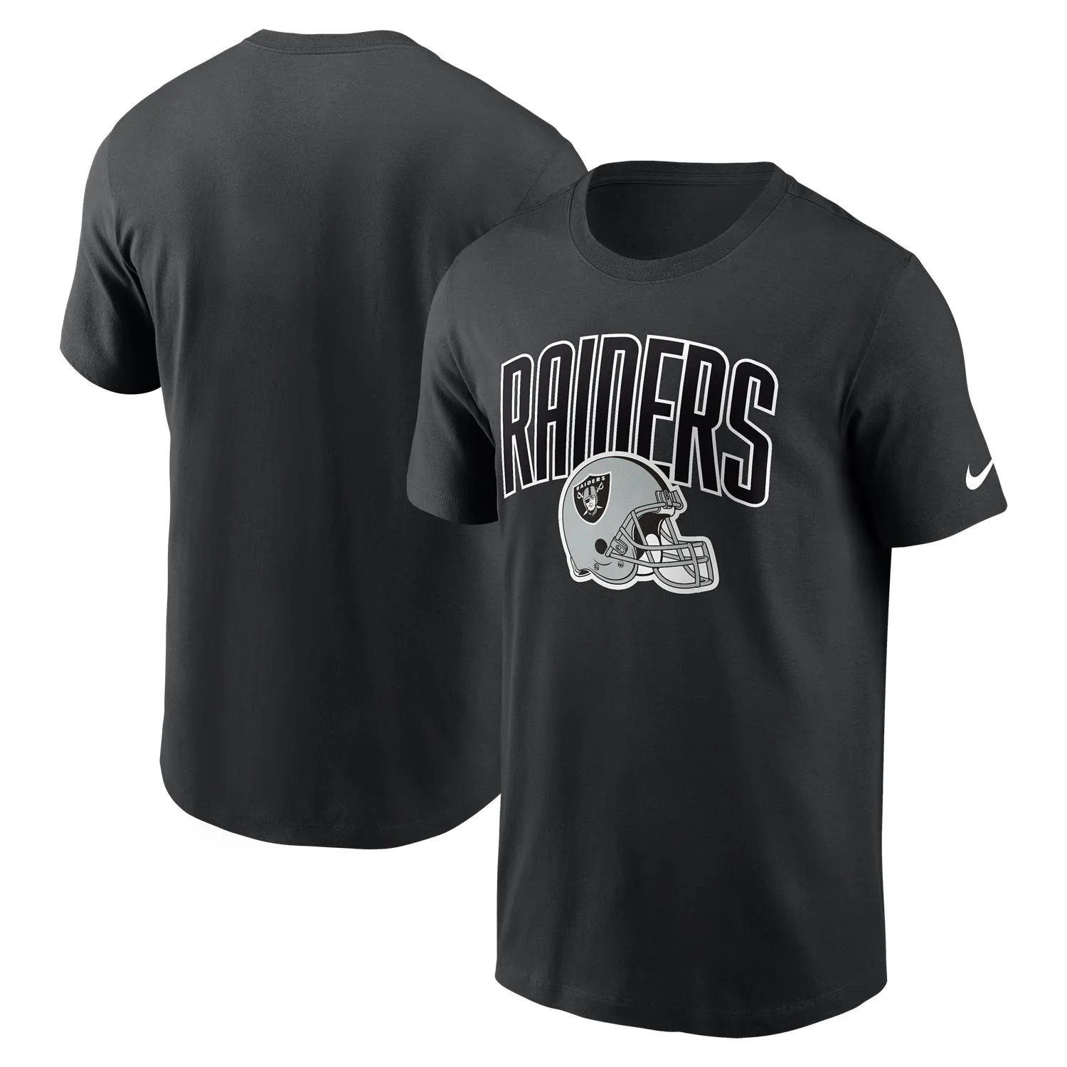 Las Vegas Raiders NFL Nike Essential Team Athletic T-Shirt Schwarz