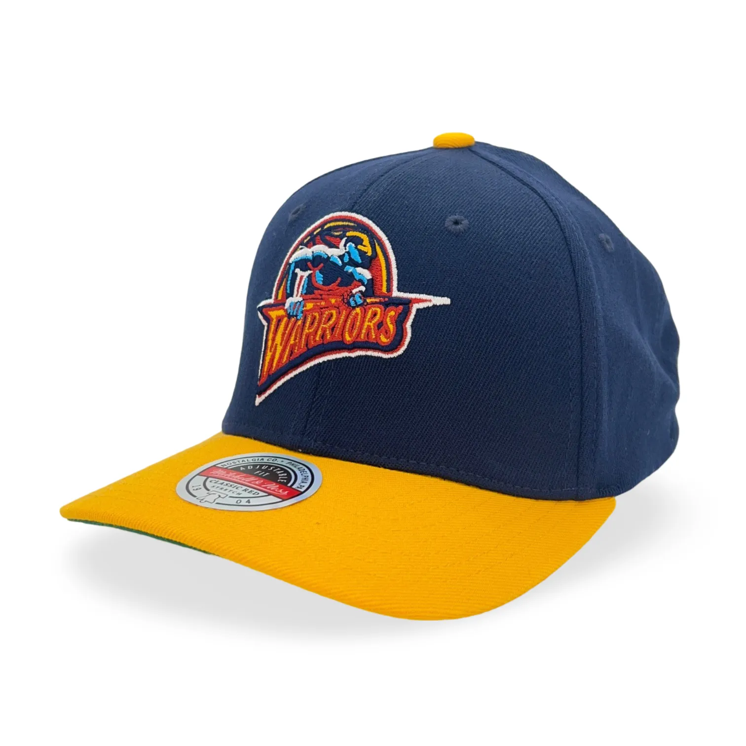 Golden State Warriors NBA Mitchell & Ness Team 2 Tone 2.0 Stretch Snapback HWC