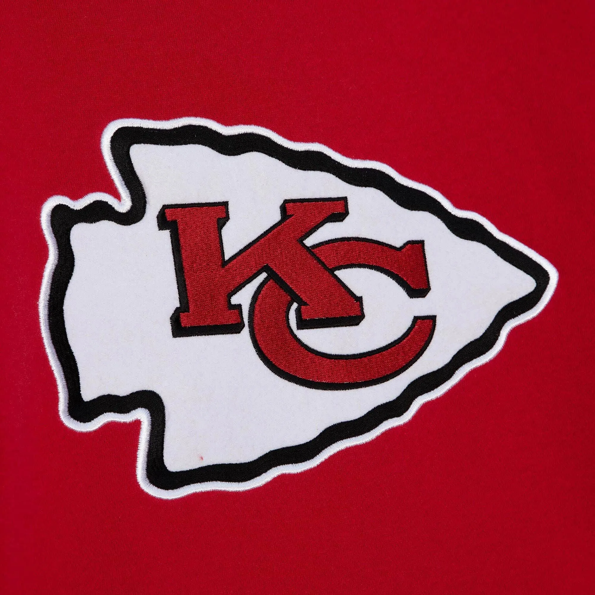 Kansas City Chiefs NFL Mitchell & Ness Team Origins Fleece Hoodie Rot