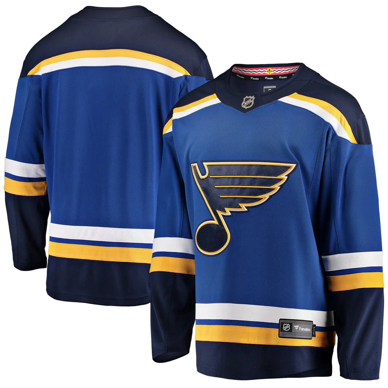 St. Louis Blues NHL Eishockey Fanatics Breakaway Trikot Home Blau