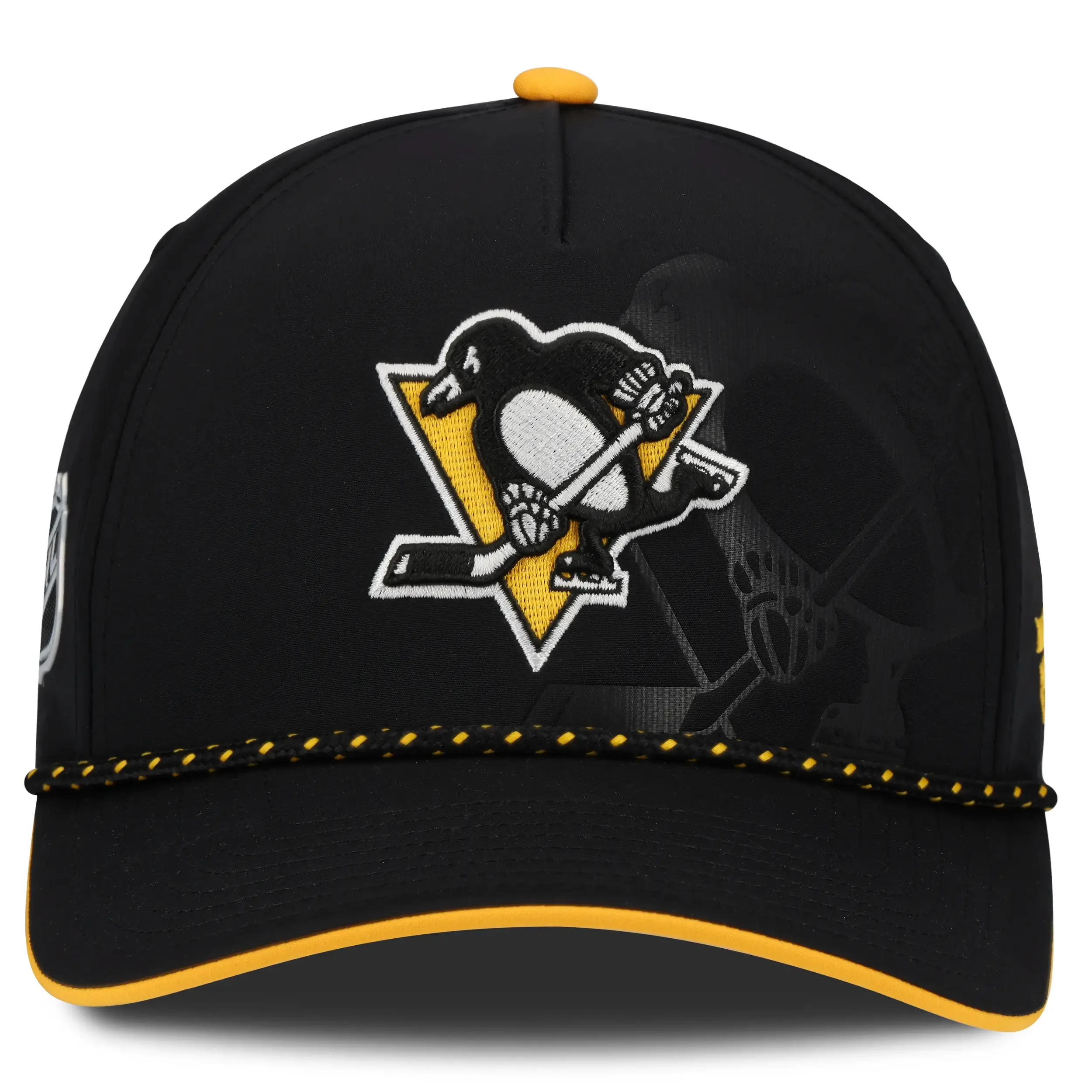 Pittsburgh Penguins NHL Fanatics Draft 2026 Snapback Schwarz / Gelb