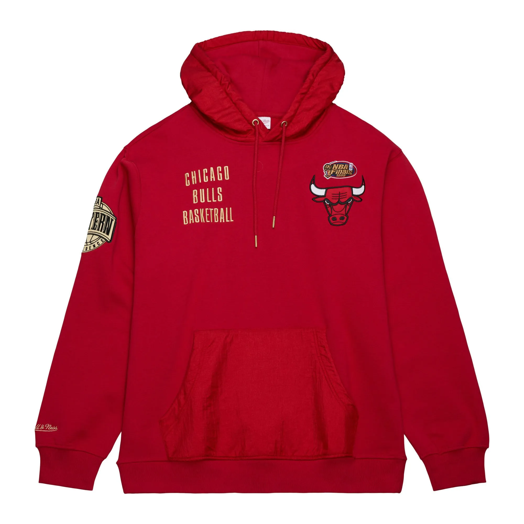 Chicago Bulls NBA Mitchell & Ness Team OG 2.0 Fleece Hoodie Rot Chicago Bulls NBA Mitchell & Ness Team OG 2.0 Fleece Hoodie Rot