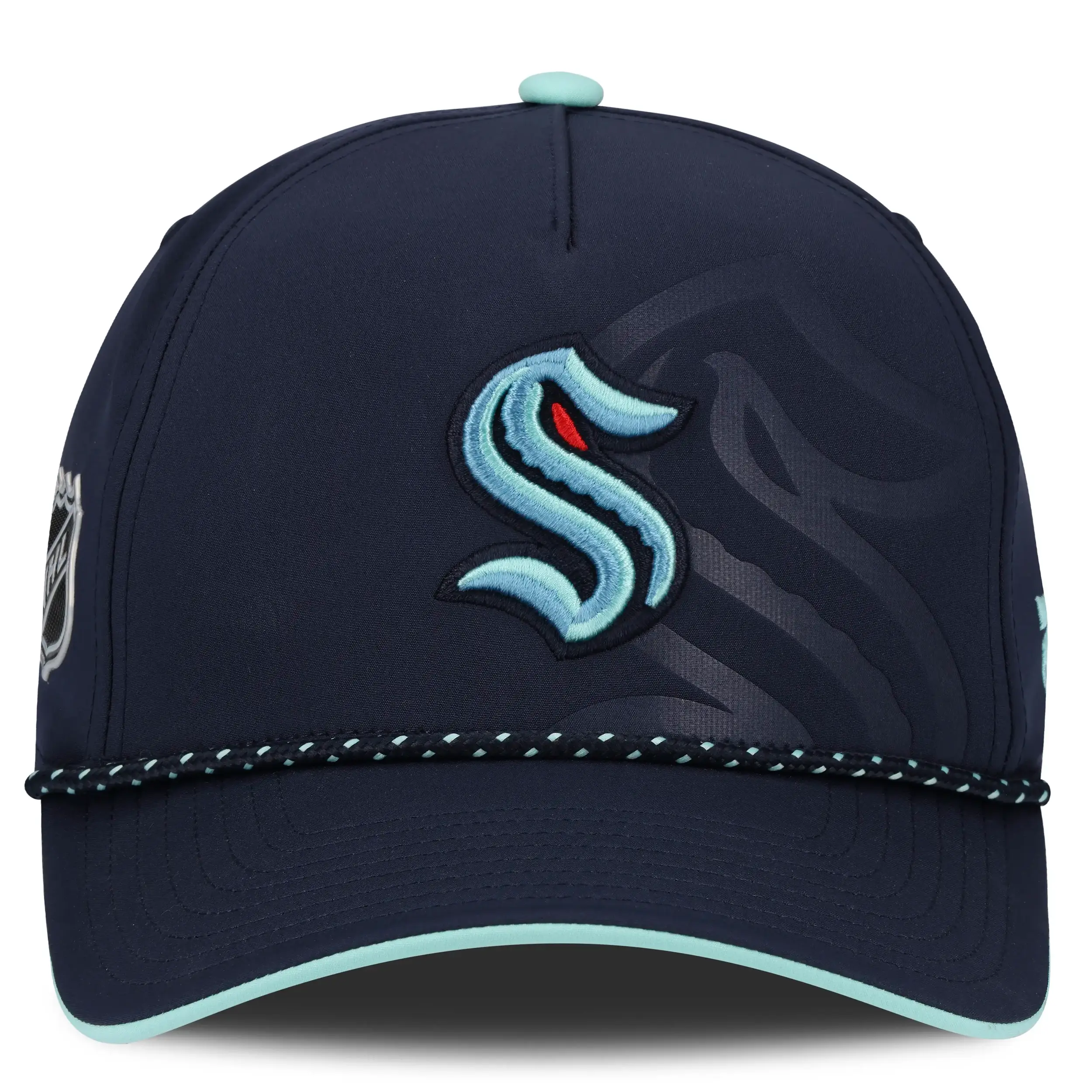 Seattle Kraken NHL Fanatics Draft 2026 Snapback Blau / Grün