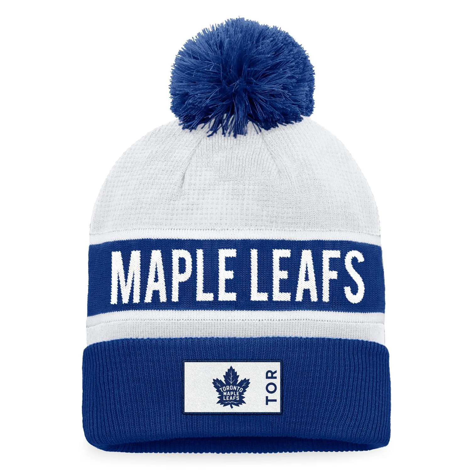 Toronto Maple Leafs NHL Fanatics Authentic Pro Game & Train Mütze Weiß