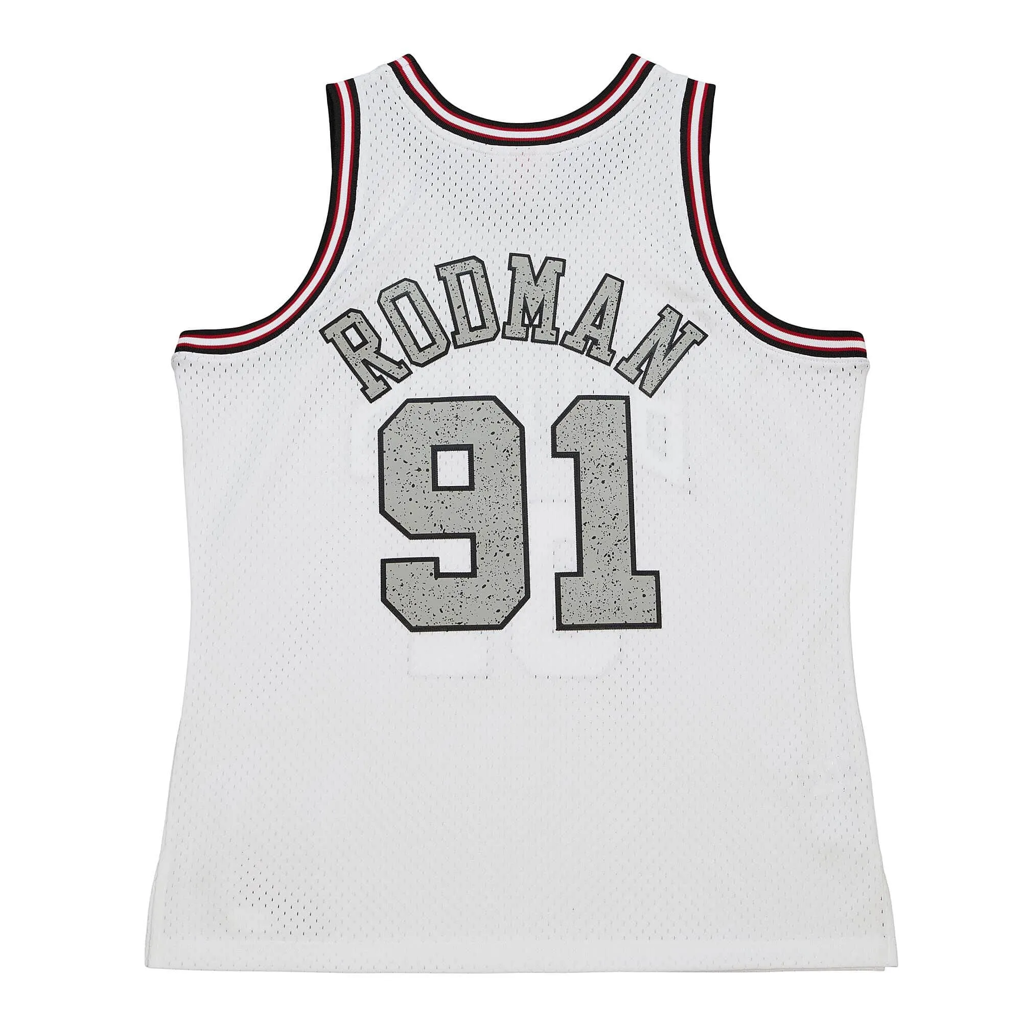 Dennis Rodman #91 Chicago Bulls 97 NBA Mitchell & Ness Cracked Cement Swingman Trikot Weiß Dennis Rodman #91 Chicago Bulls 97 NBA Mitchell & Ness Cracked Cement Swingman Trikot Weiß