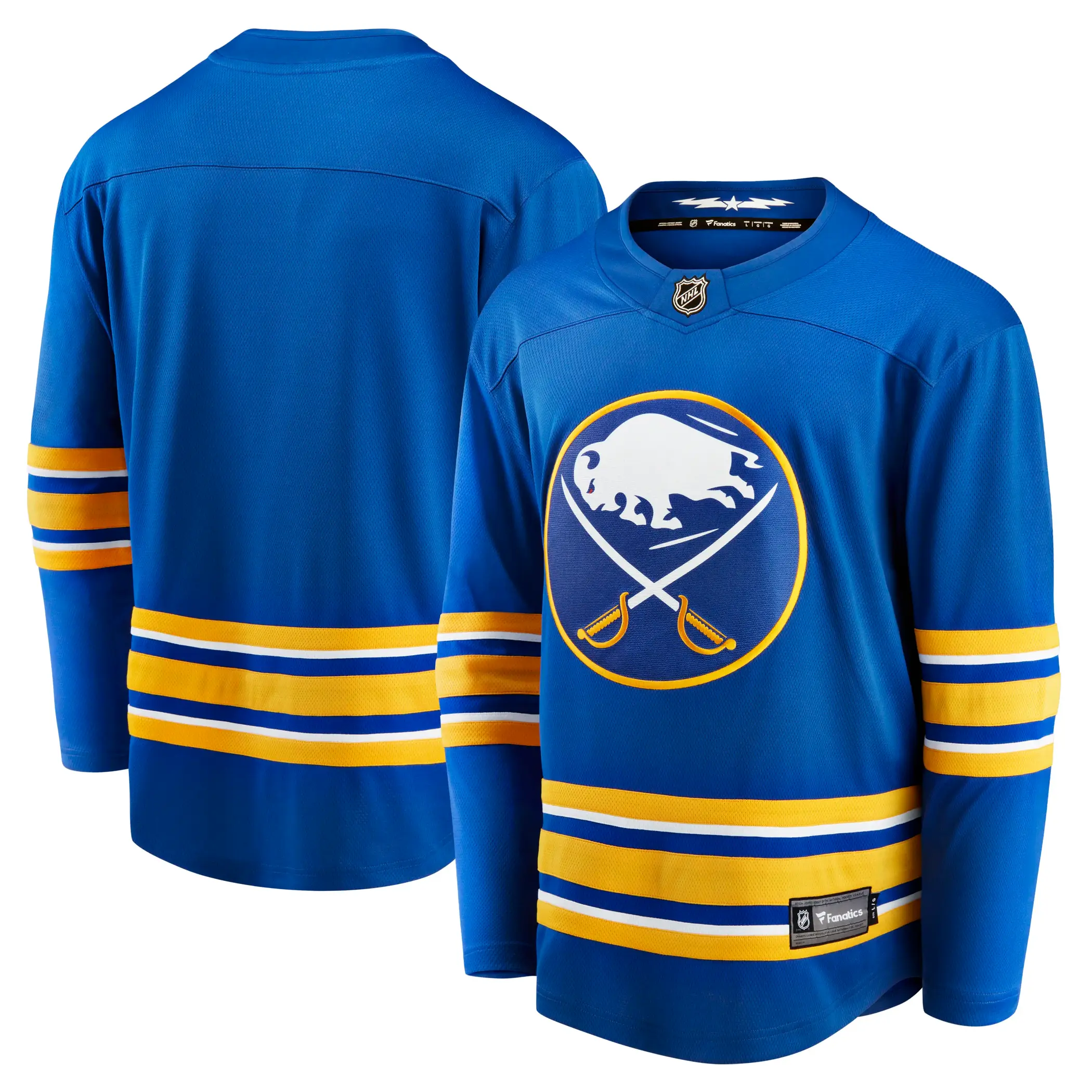 Buffalo Sabres NHL Eishockey Fanatics Breakaway Trikot Home Blau