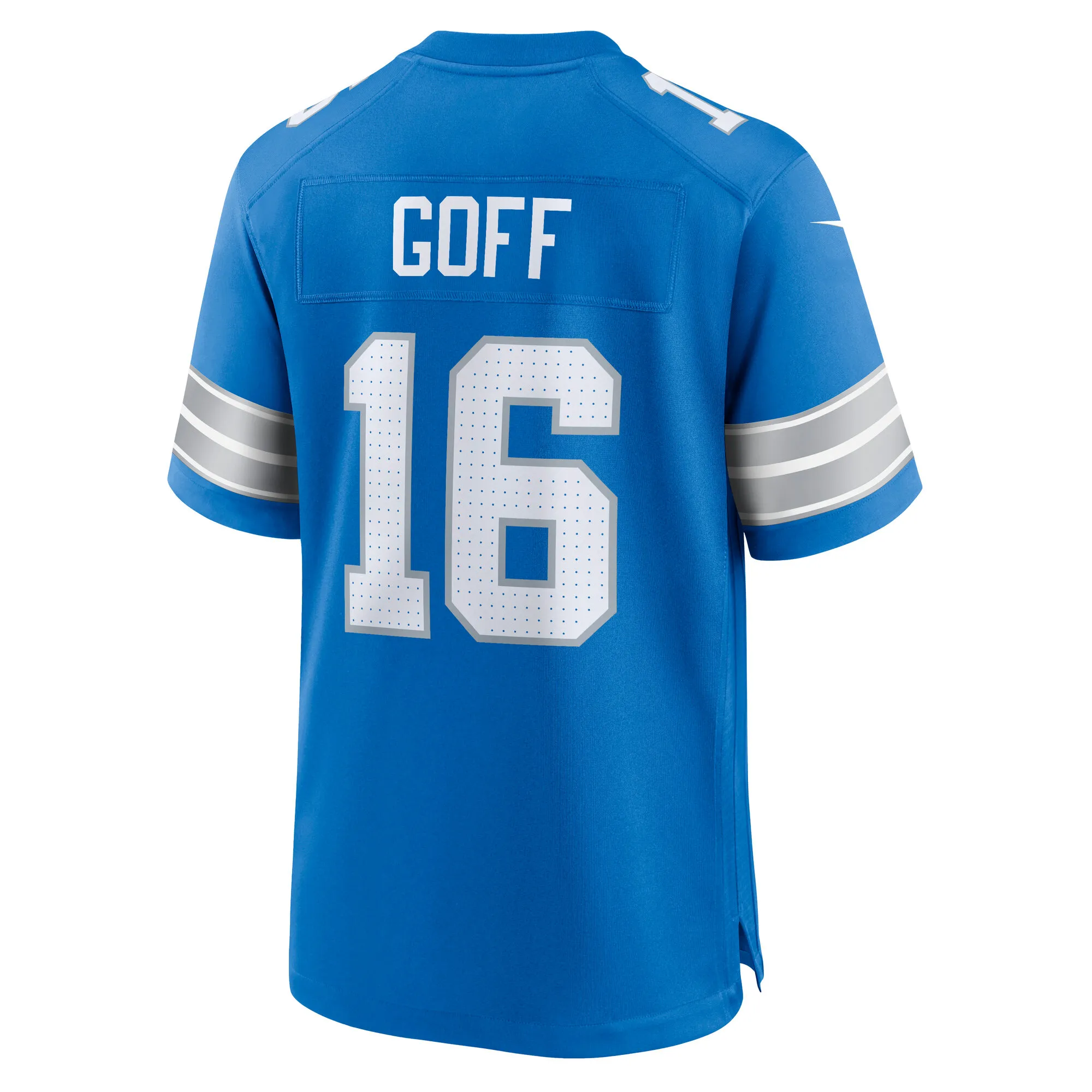 Jared Goff #16 Detroit Lions NFL Football Nike Game Trikot Blau