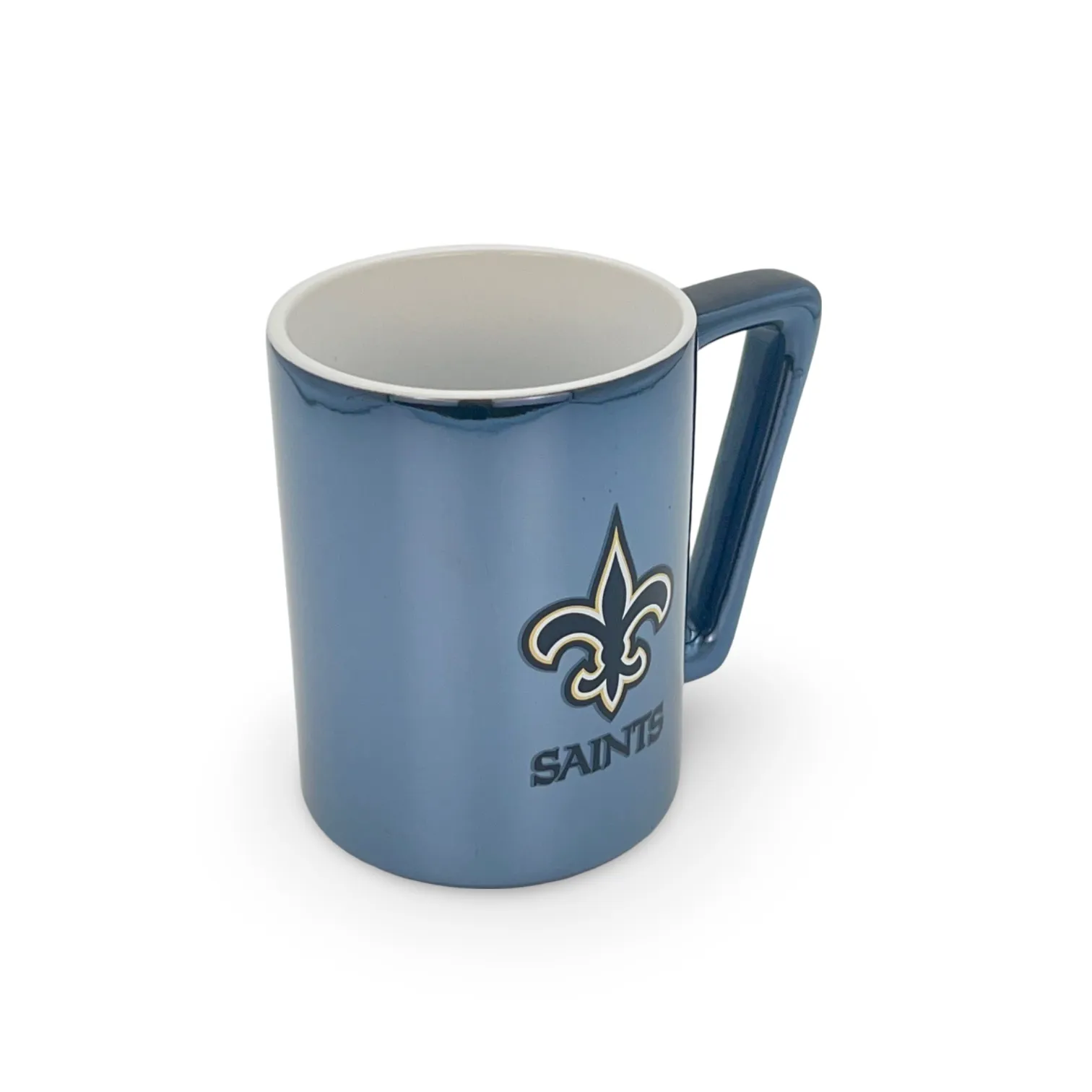New Orleans Saints Metallic Logo NFL Becher (475 ml)