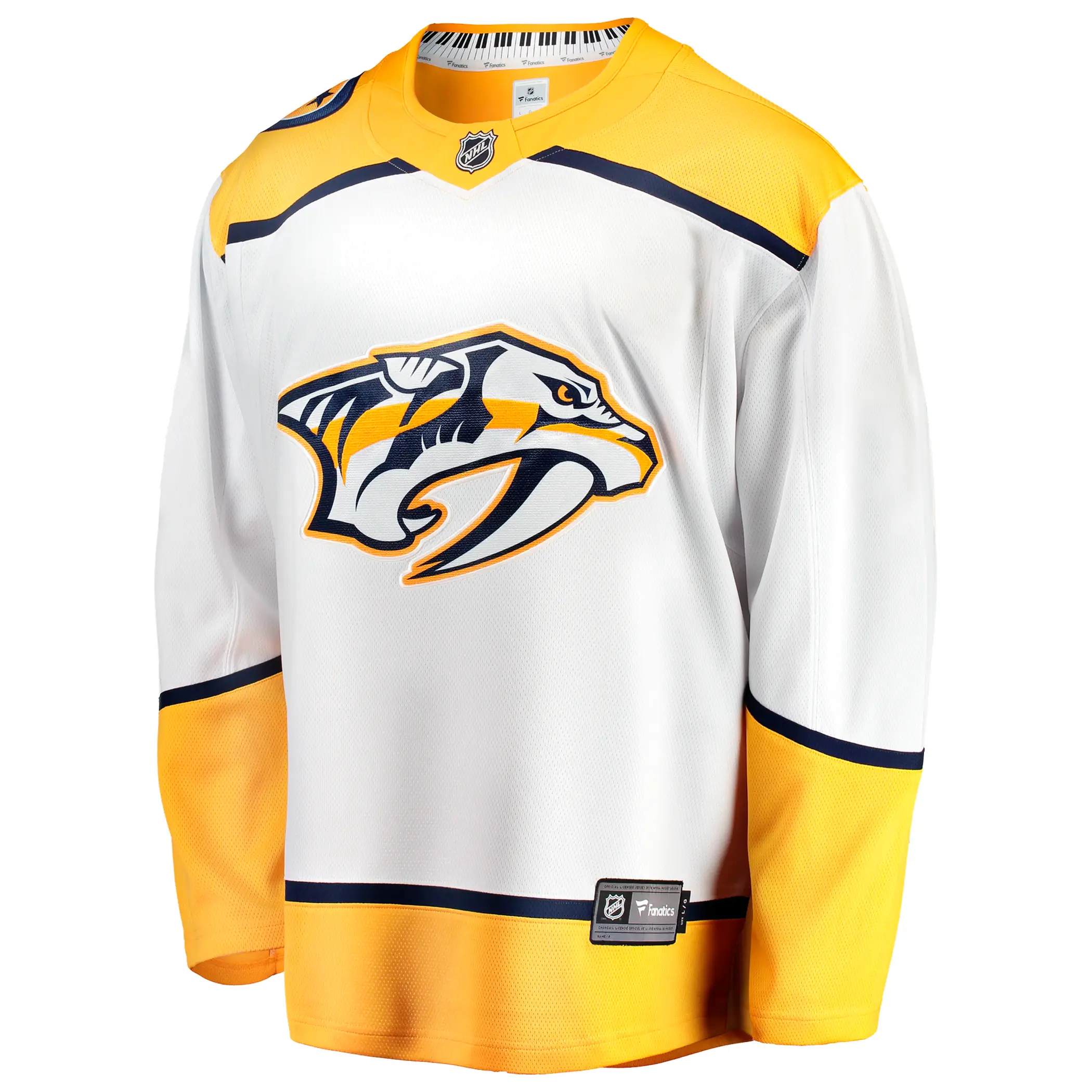 Nashville Predators NHL Eishockey Fanatics Breakaway Trikot Away Weiß