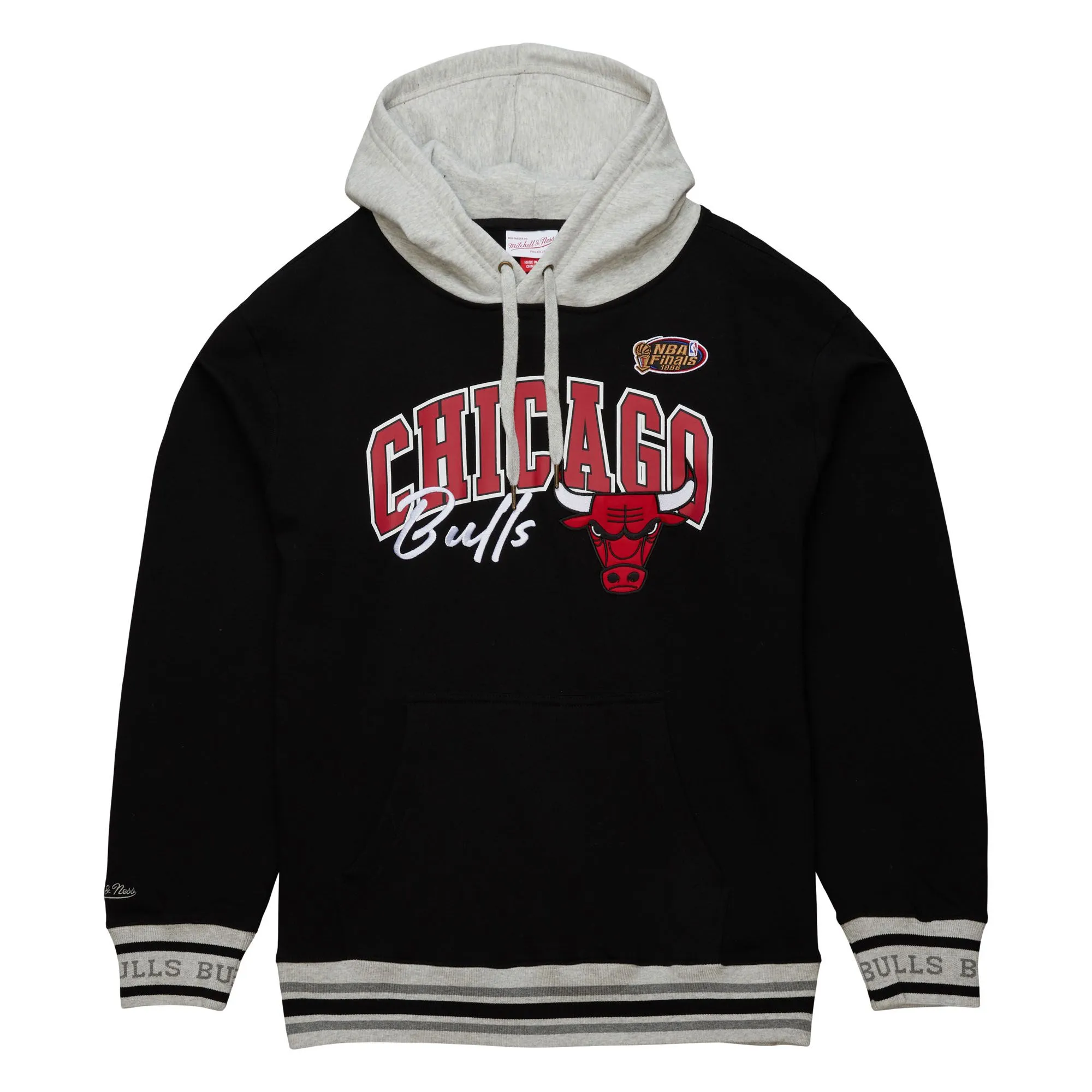 Chicago Bulls NBA Mitchell & Ness Premium Fleece Hoodie Schwarz Chicago Bulls NBA Mitchell & Ness Premium Fleece Hoodie Schwarz