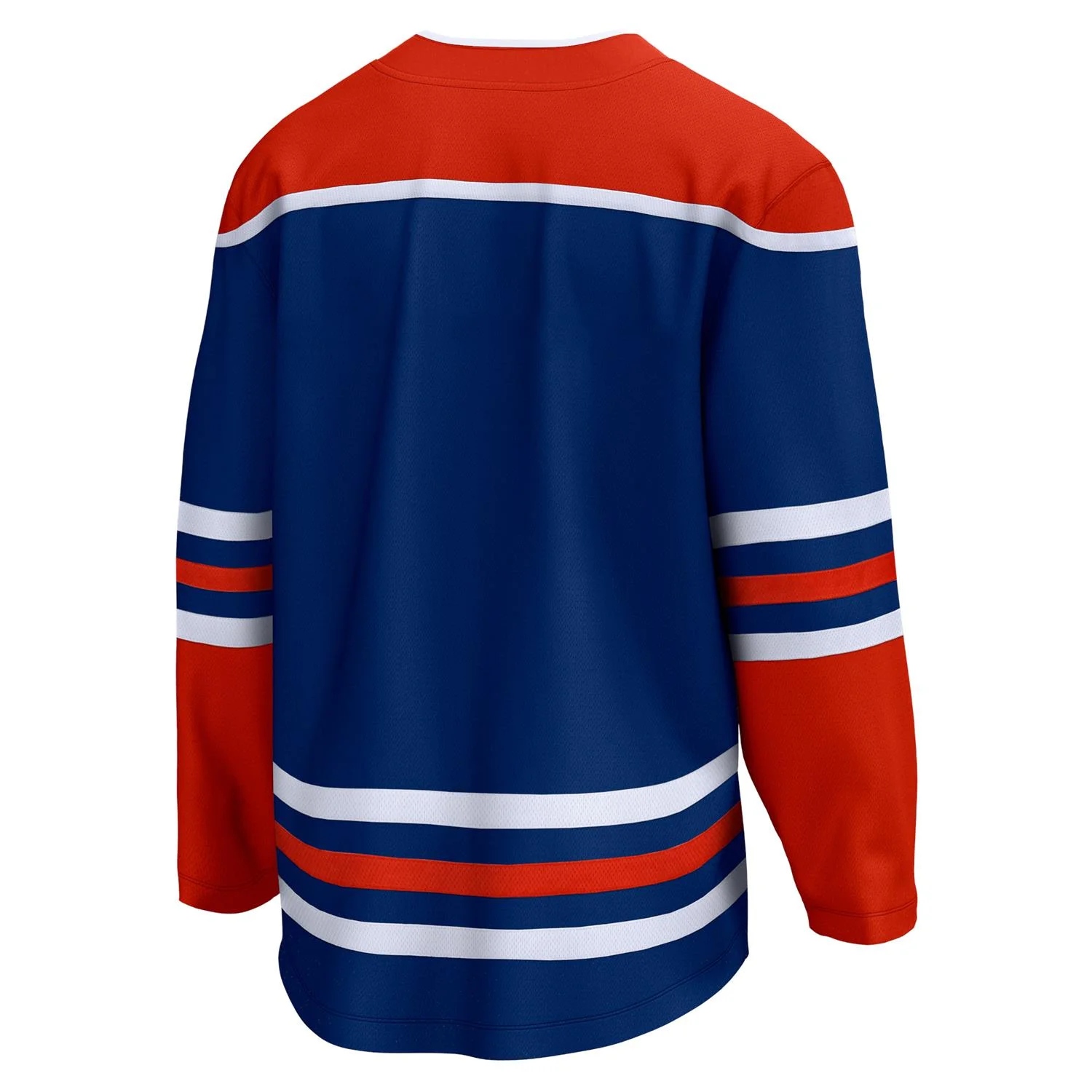 Edmonton Oilers NHL Eishockey Fanatics Breakaway Trikot Home Blau