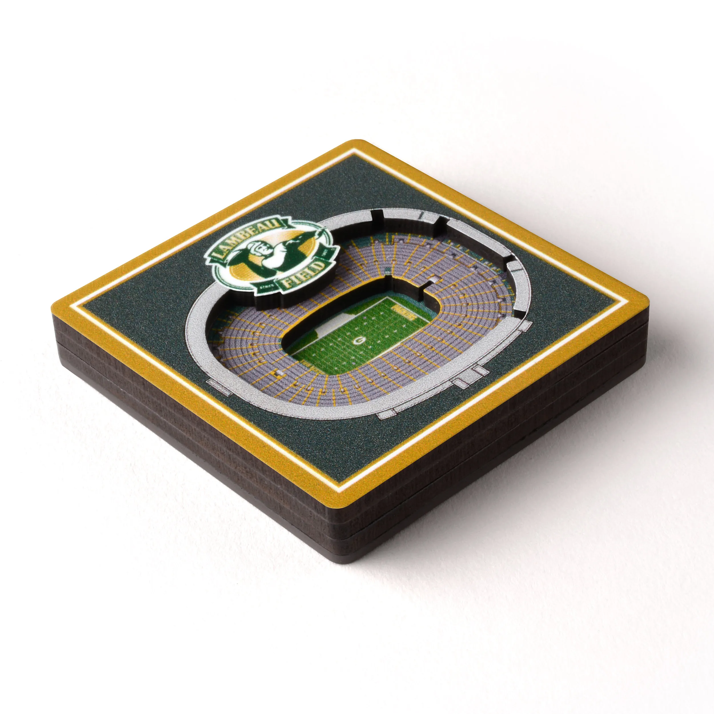Green Bay Packers NFL YouTheFan! 3D StadiumView Magnet