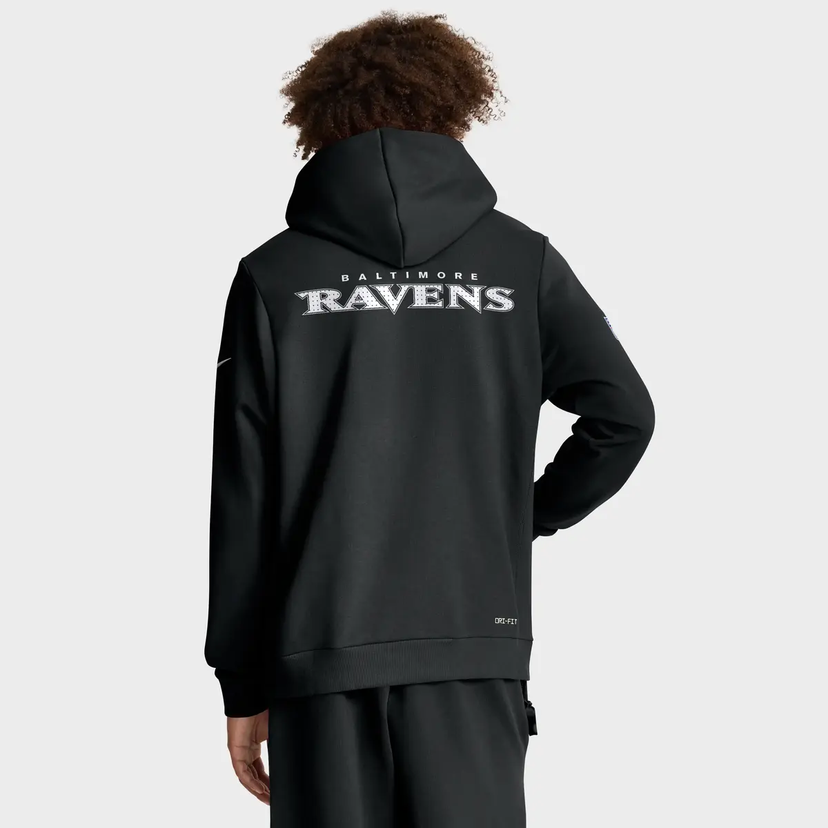 Baltimore Ravens NFL Nike Sideline 2025 Standard Issue Hoodie