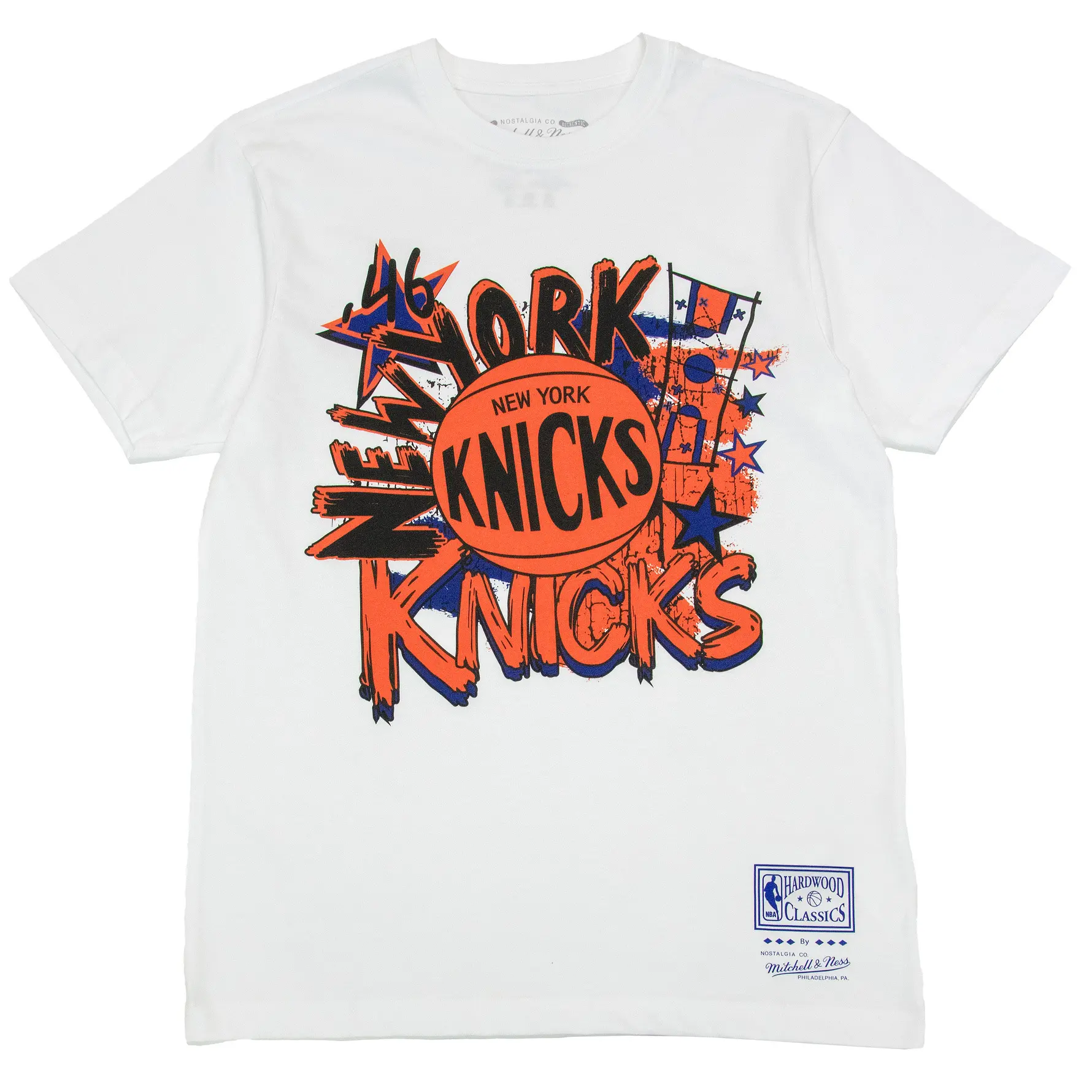New York Knicks NBA Mitchell & Ness Play By Play T-Shirt