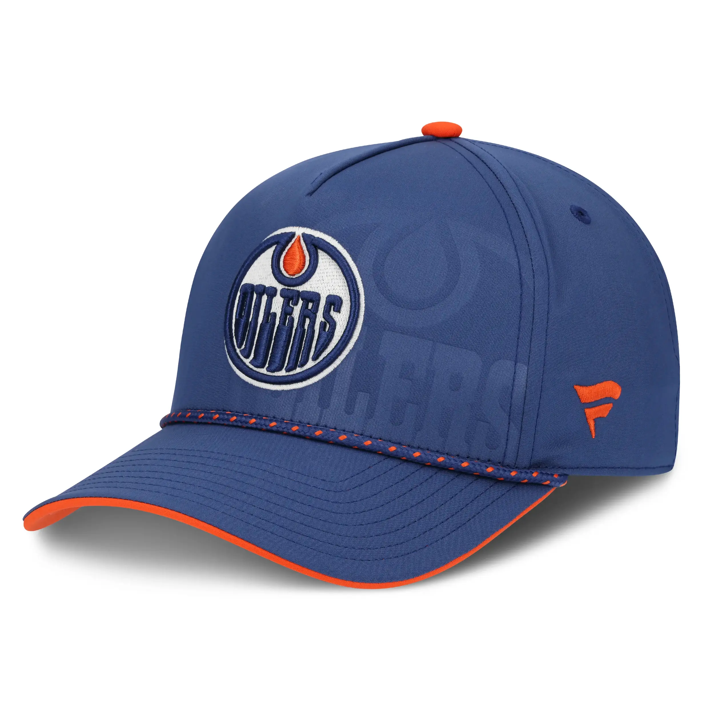 Edmonton Oilers NHL Fanatics Draft 2026 Snapback Blau / Orange