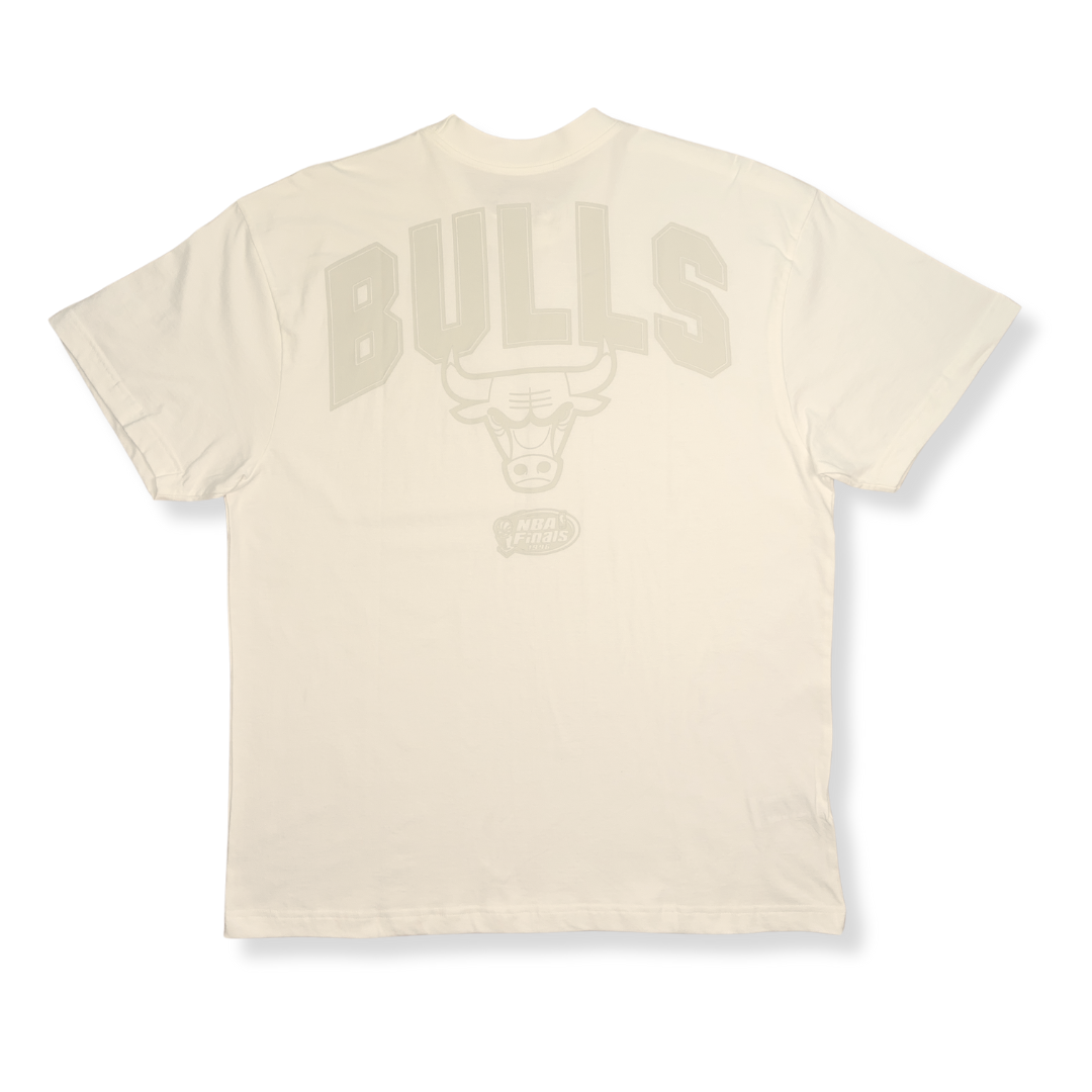 Chicago Bulls NBA Mitchell & Ness Elite Neutral Oversized T-Shirt Chicago Bulls NBA Mitchell & Ness Elite Neutral Oversized T-Shirt