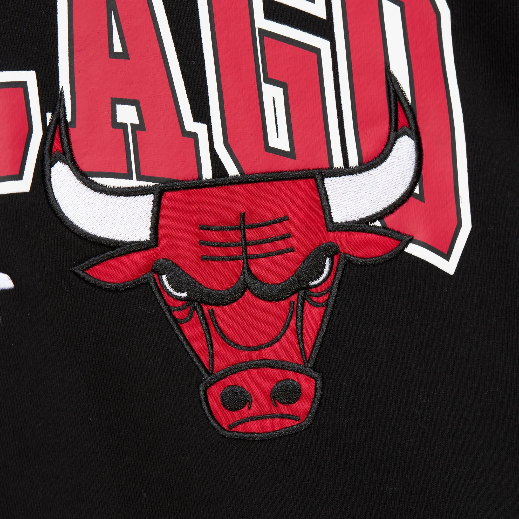 Chicago Bulls NBA Mitchell & Ness Premium Fleece Hoodie Schwarz Chicago Bulls NBA Mitchell & Ness Premium Fleece Hoodie Schwarz