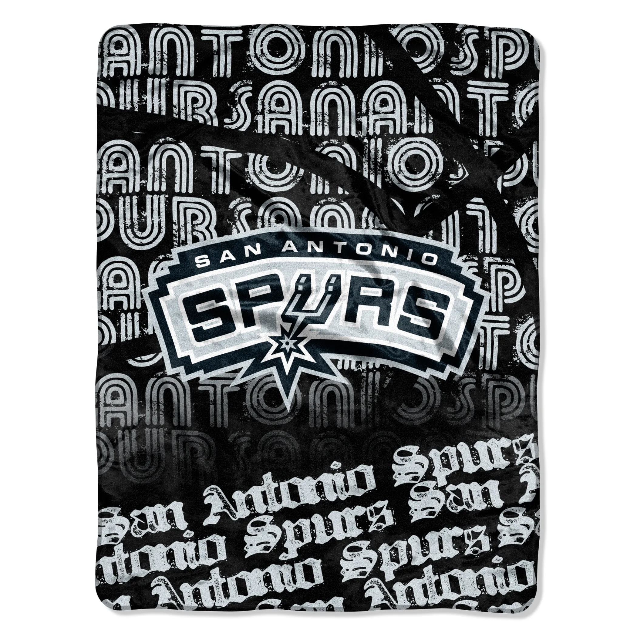San Antonio Spurs NBA Super Plush Redux Decke