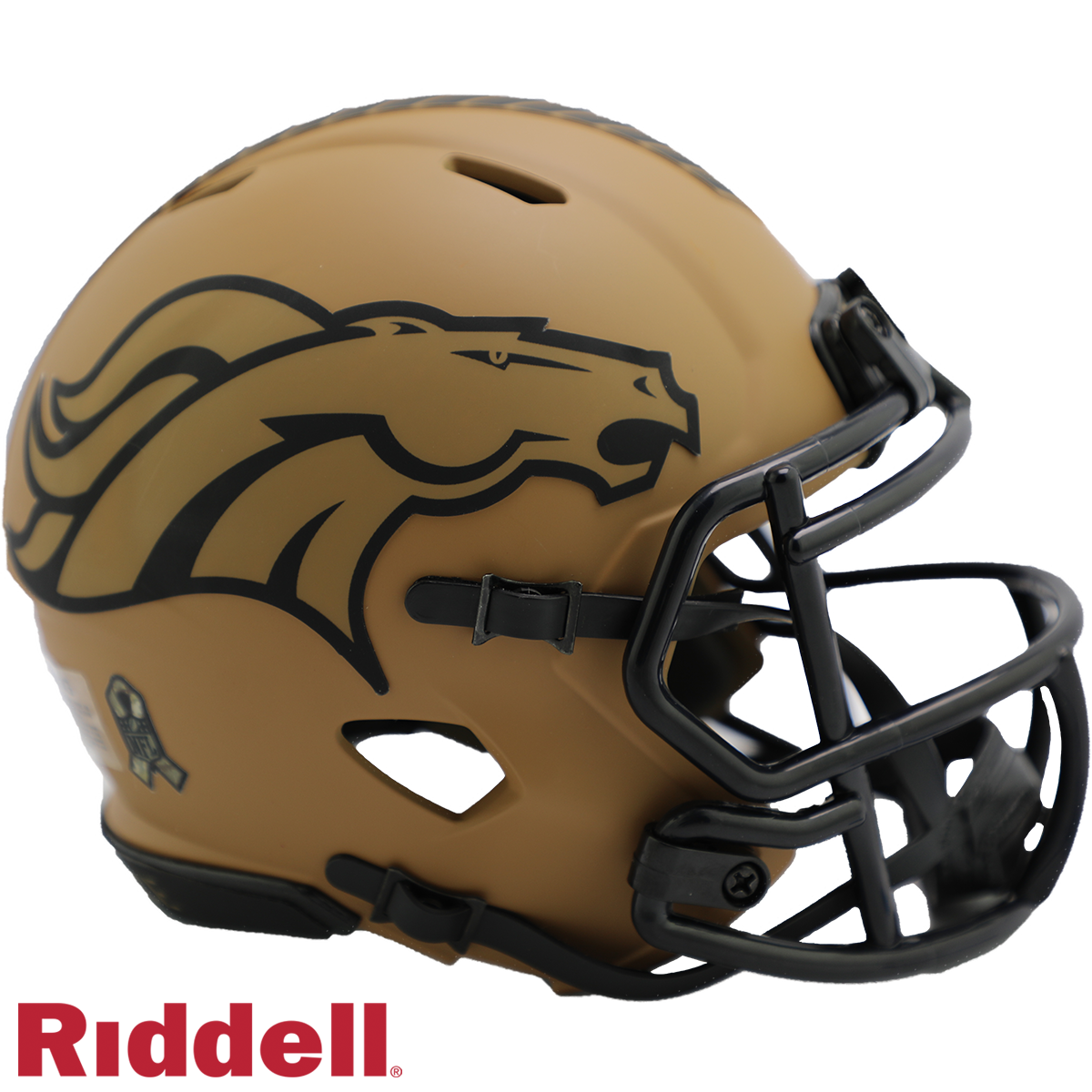 Denver Broncos NFL Riddell 2023 Salute to Service Speed Mini Helm