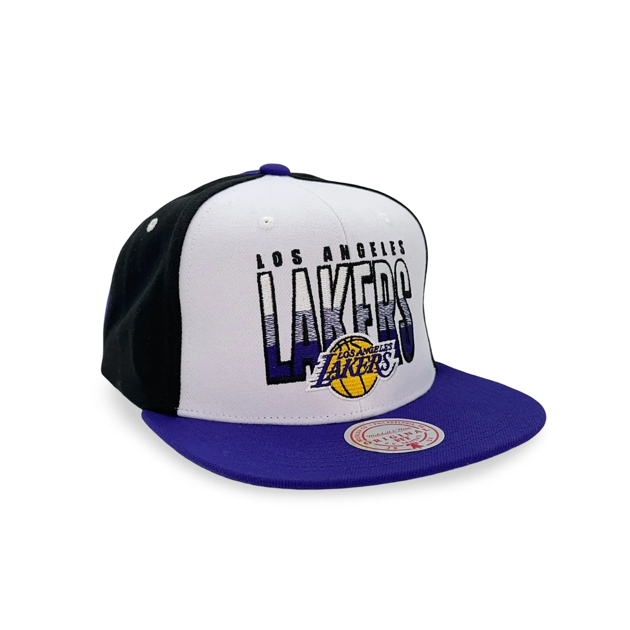 Los Angeles Lakers NBA Mitchell & Ness Billboard 2 Snapback Los Angeles Lakers NBA Mitchell & Ness Billboard 2 Snapback