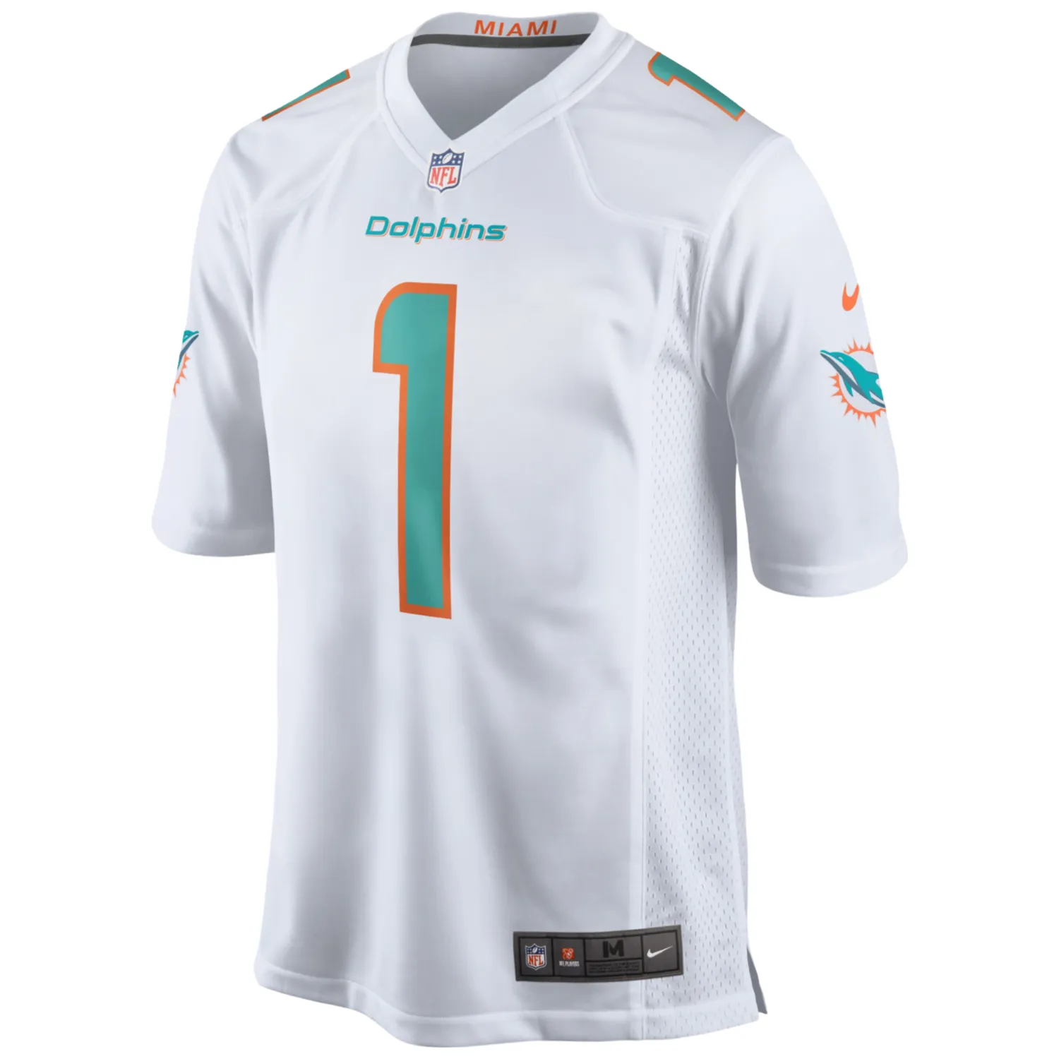 Tua Tagovailoa #1 Miami Dolphins NFL Football Nike Game Alternate Trikot Weiß