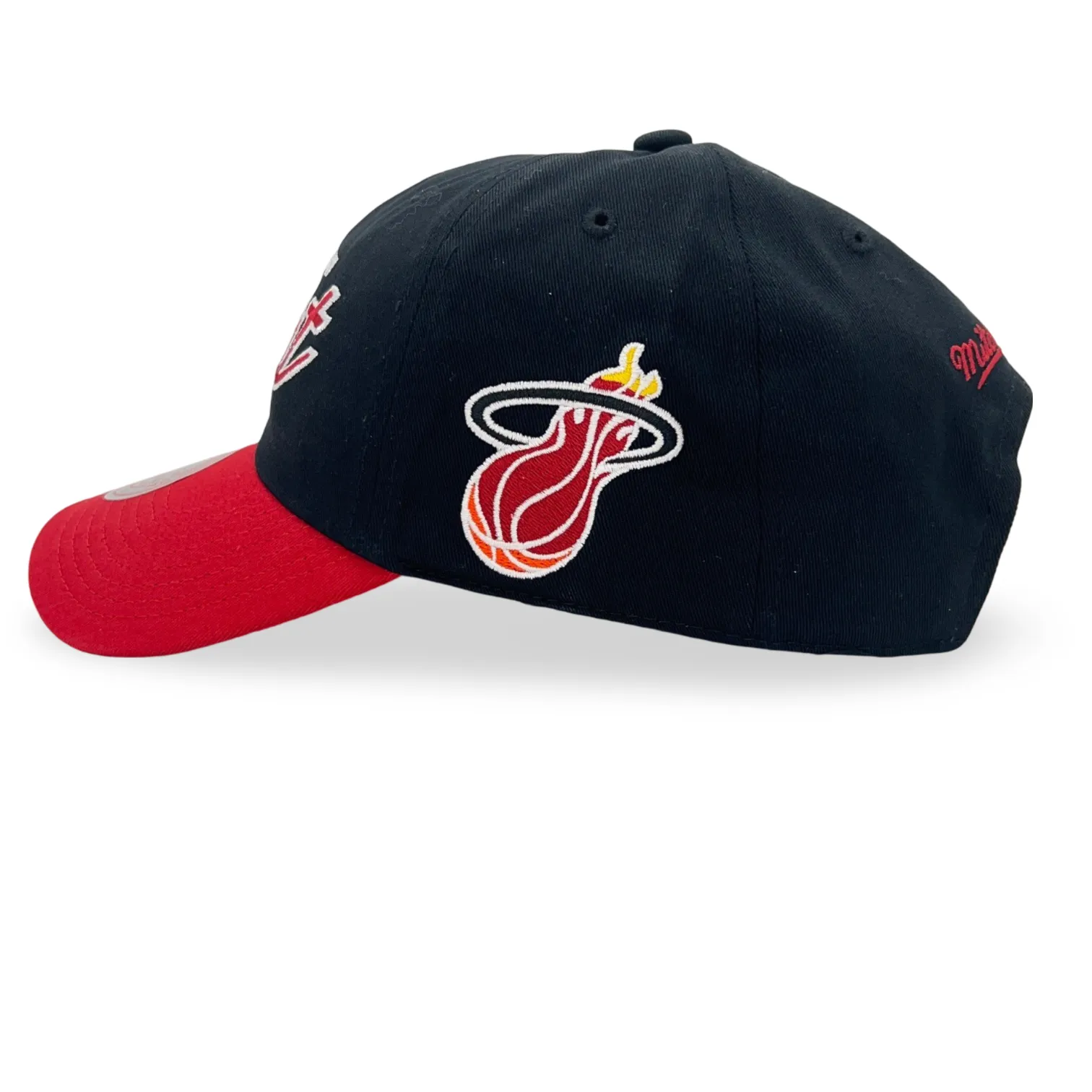 Miami Heat NBA Mitchell & Ness Team Script 2.0 Dad Strapback HWC