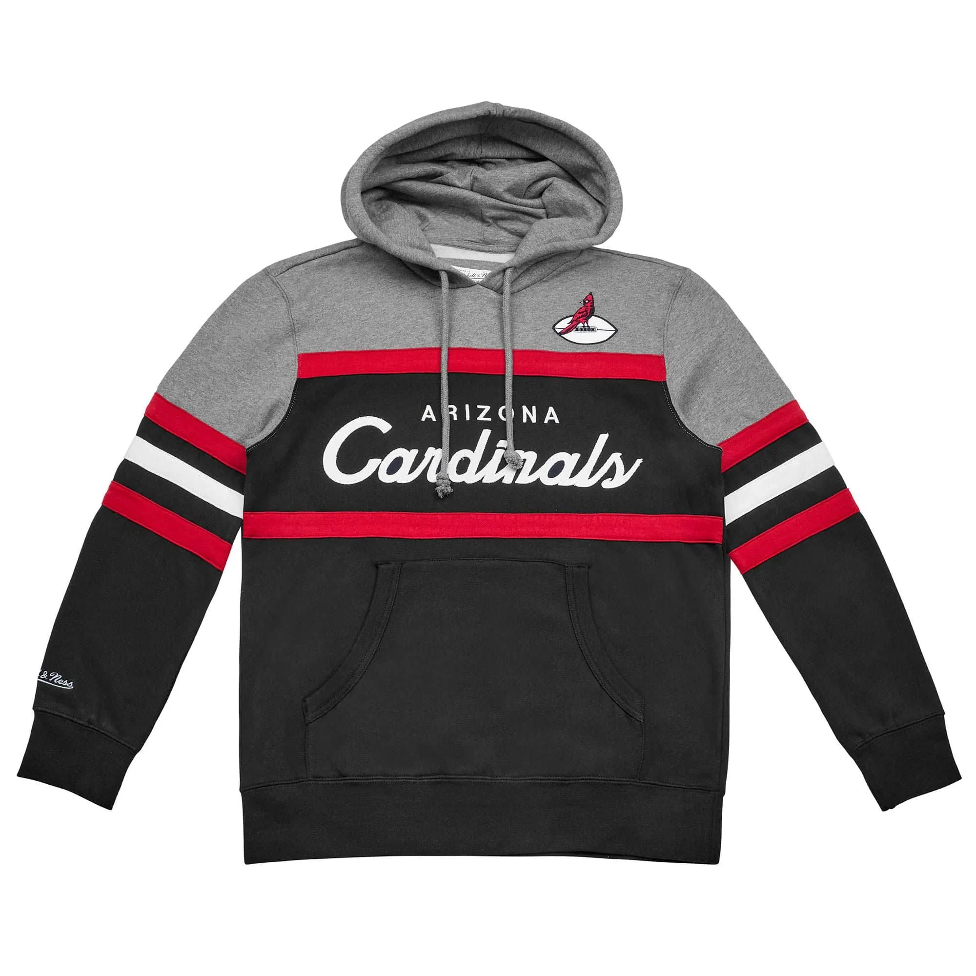 Arizona Cardinals NFL Mitchell & Ness Head Coach Hoodie Schwarz