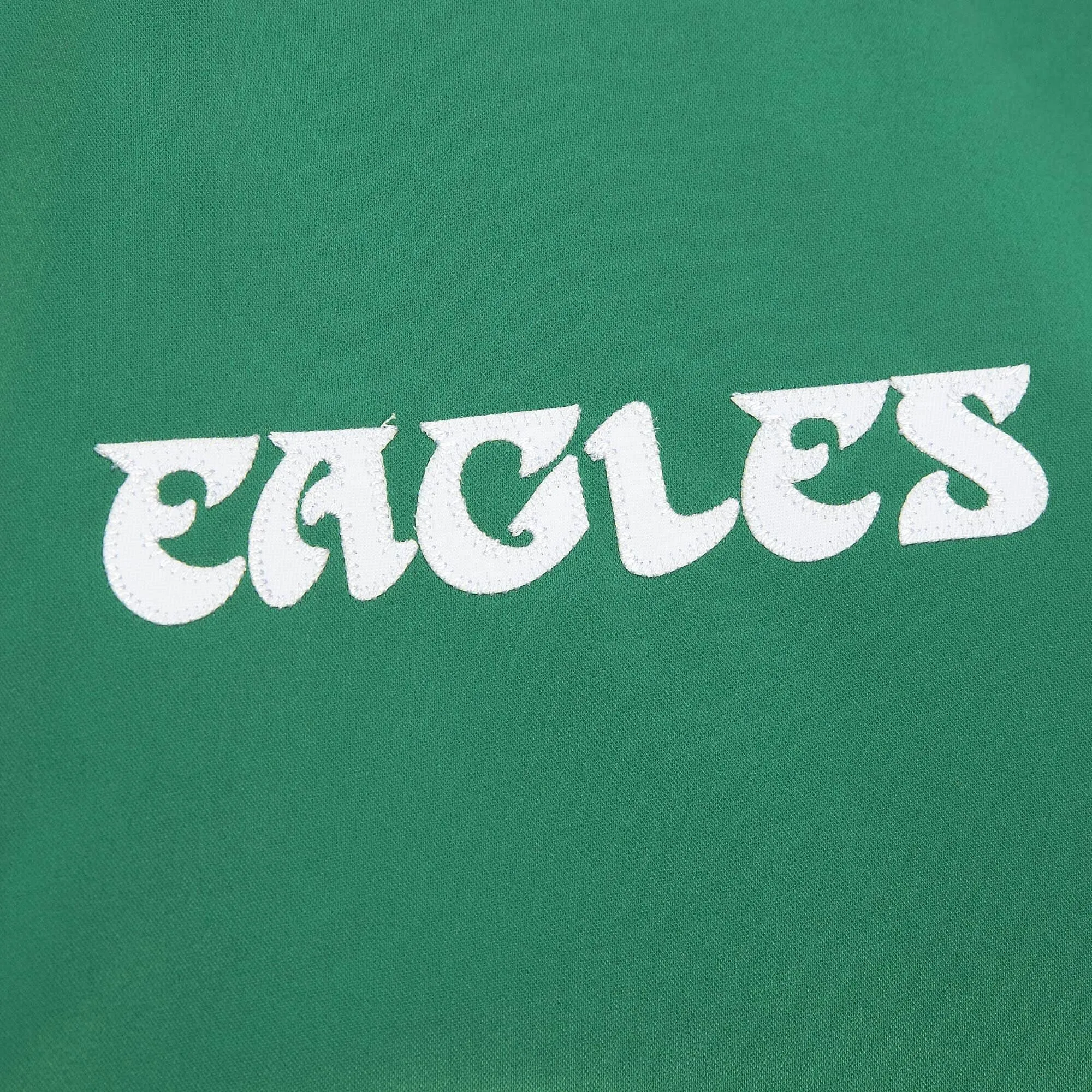 Philadelphia Eagles NFL Mitchell & Ness Heavyweight Satin Jacke Grün