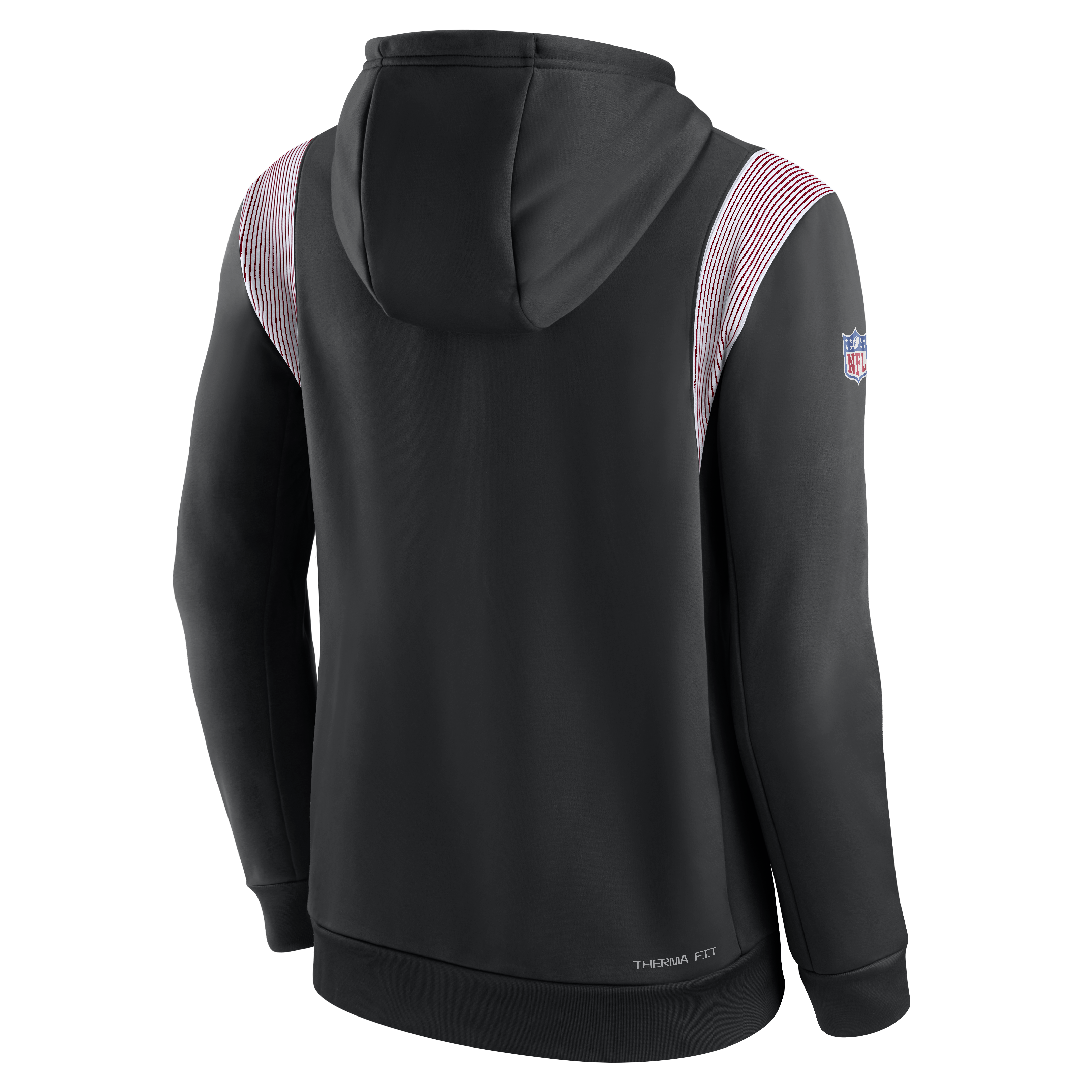 San Francisco 49ers NFL Nike On-Field Sideline 2022 Therma-FIT Hoodie Schwarz