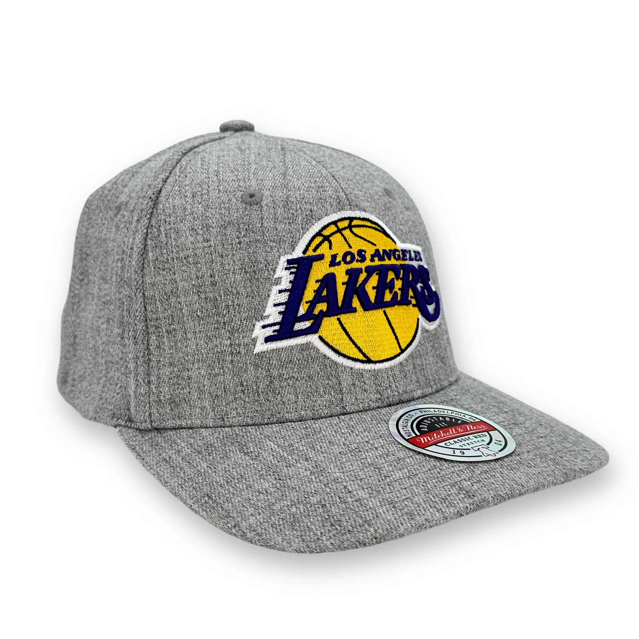 Los Angeles Lakers NBA Mitchell & Ness Team Heather 2.0 Stretch Snapback Los Angeles Lakers NBA Mitchell & Ness Team Heather 2.0 Stretch Snapback