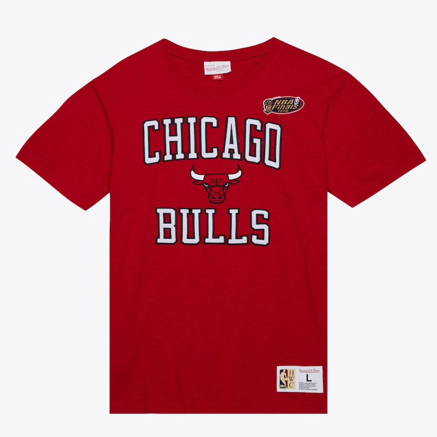 Chicago Bulls NBA Mitchell & Ness Legendary Slub 2.0 T-Shirt Rot