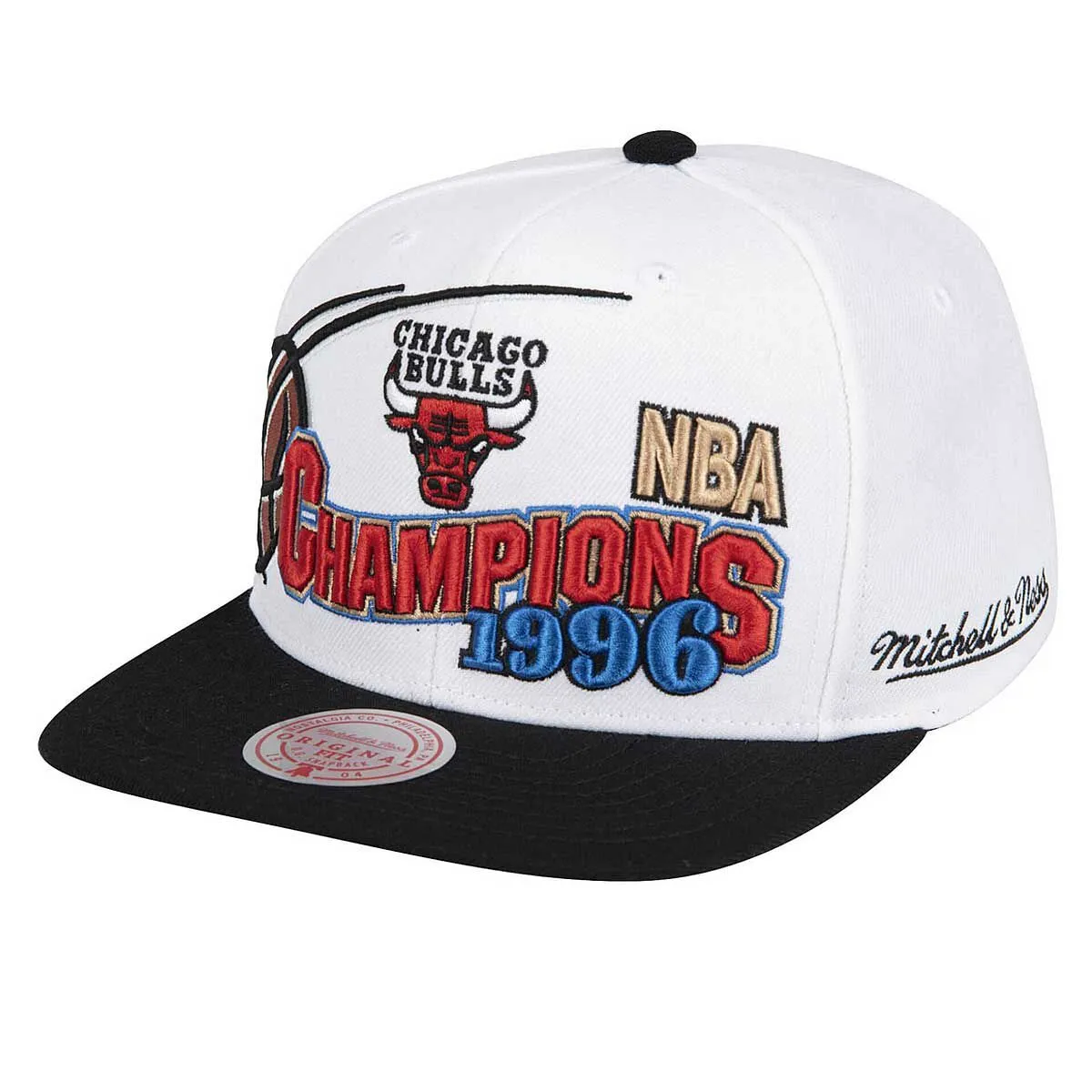Chicago Bulls NBA Mitchell & Ness 96 Champions Wave 2T Snapback HWC Chicago Bulls NBA Mitchell & Ness 96 Champions Wave 2T Snapback HWC