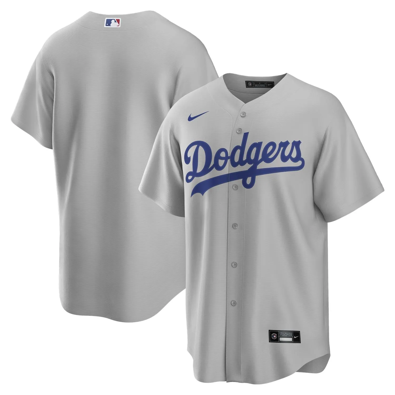 Los Angeles Dodgers MLB Baseball Nike Trikot Road Grau
