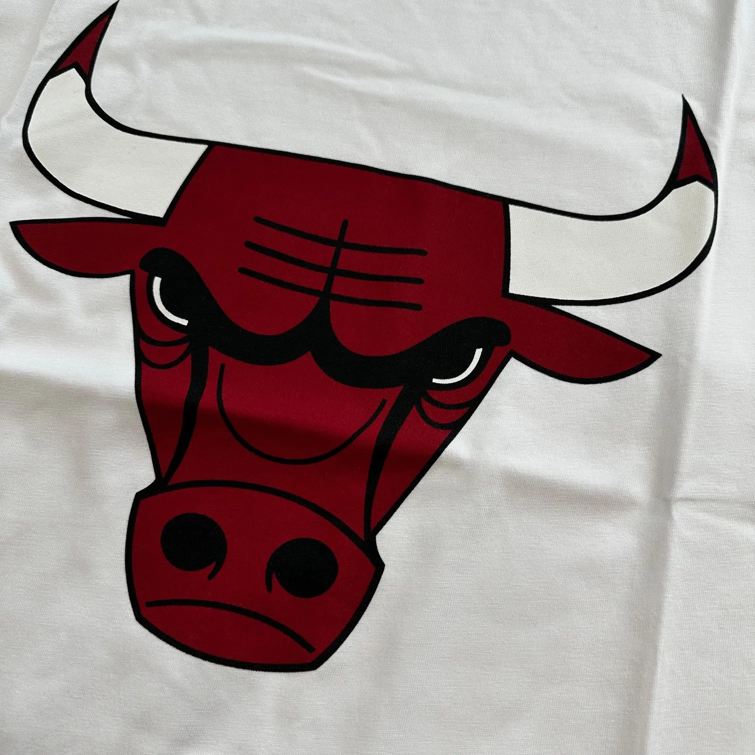 Chicago Bulls NBA Mitchell & Ness Team Logo T-Shirt Weiß Chicago Bulls NBA Mitchell & Ness Team Logo T-Shirt Weiß