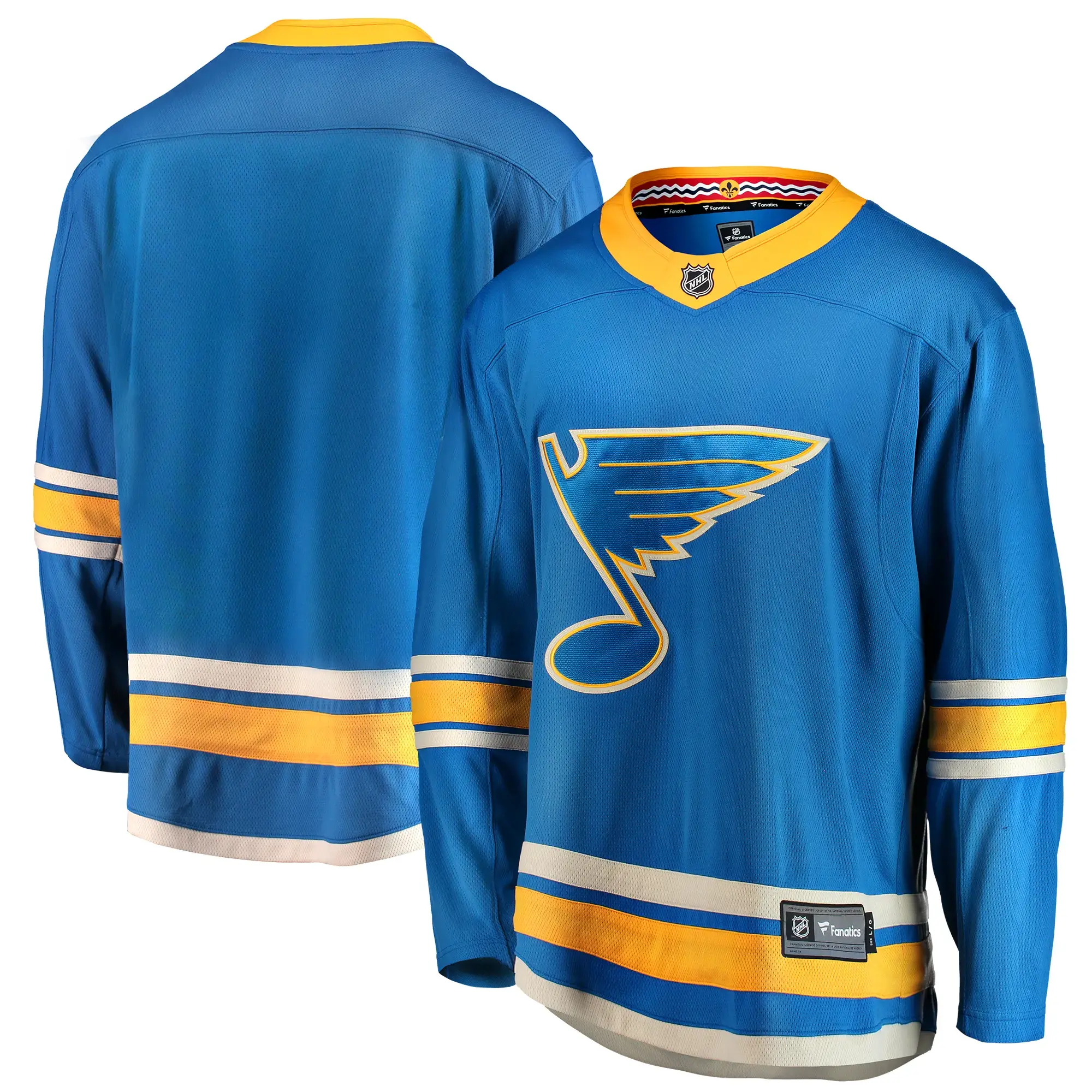 St.Louis Blues NHL Eishockey Fanatics Breakaway Trikot Alternate Blau