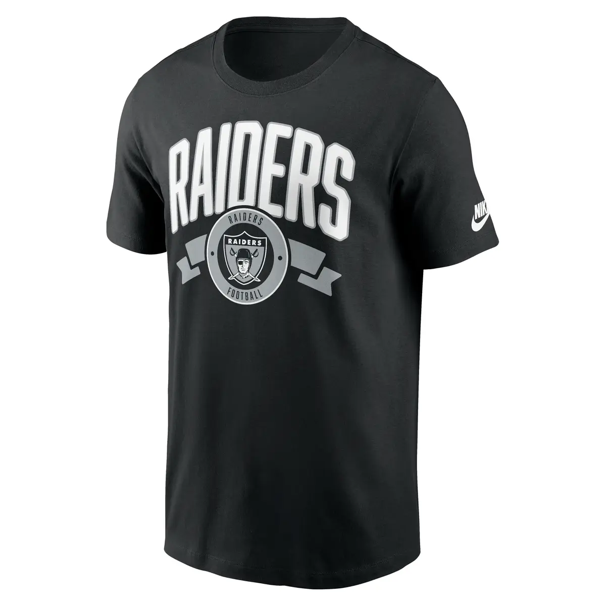 Las Vegas Raiders NFL Nike Rewind Front & Back Hit Essential T-Shirt