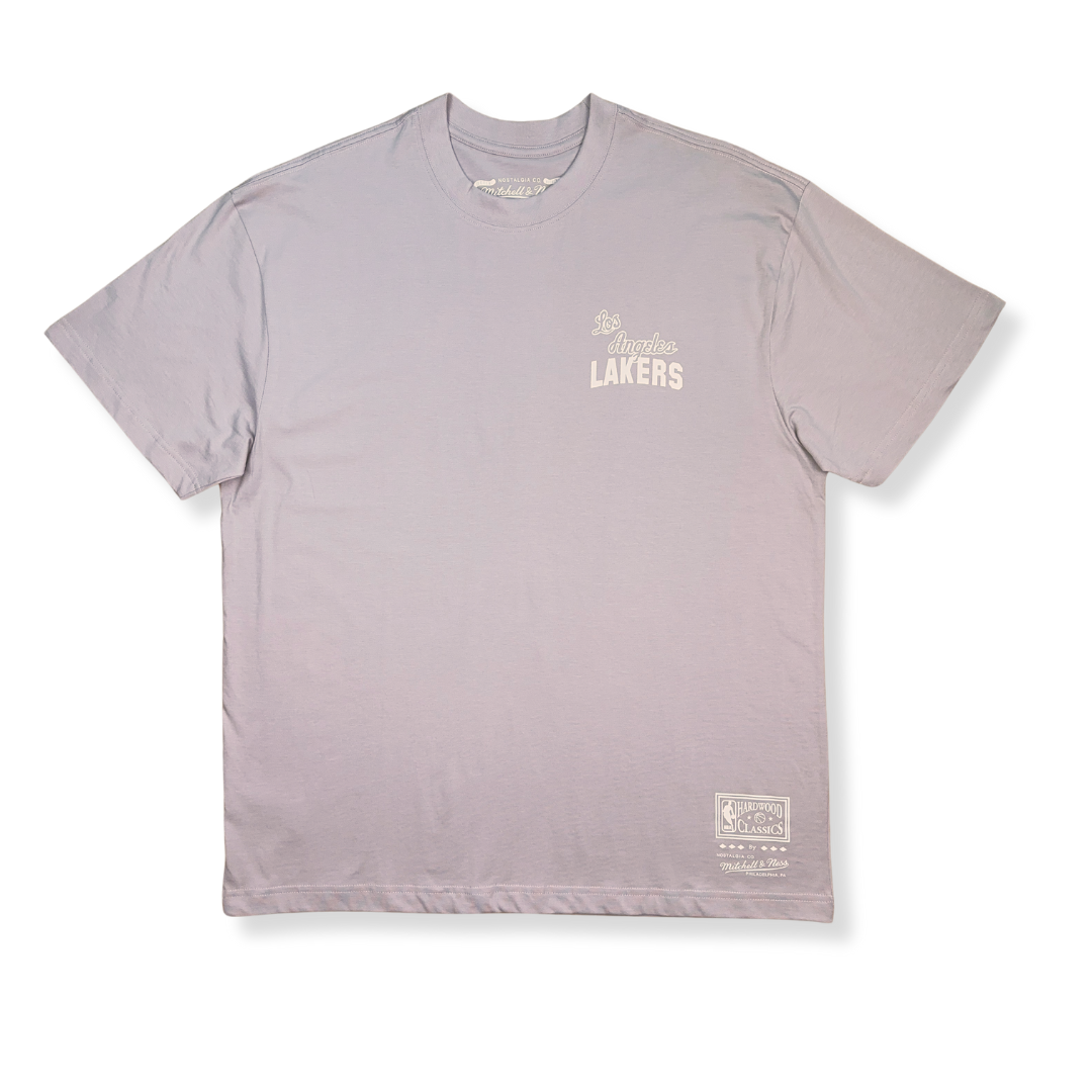 Los Angeles Lakers NBA Mitchell & Ness Elite Neutral Oversized T-Shirt Los Angeles Lakers NBA Mitchell & Ness Elite Neutral Oversized T-Shirt