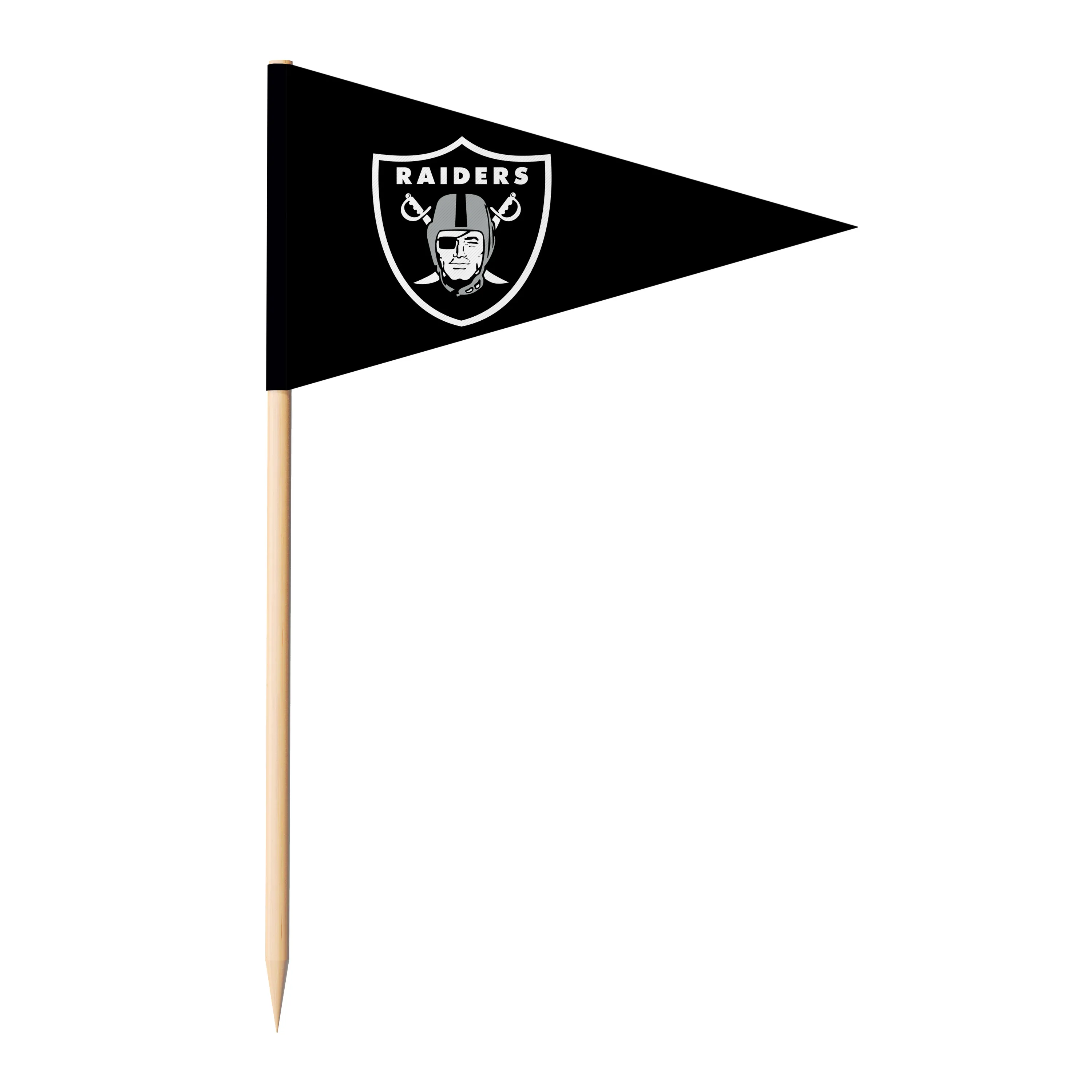 Las Vegas Raiders NFL Toothpick Flags (36 Stk.)