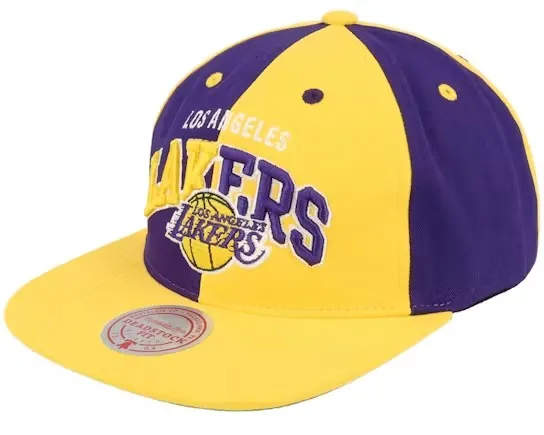 Los Angeles Lakers NBA Mitchell & Ness Pinwheel of Fortune Deadstock Snapback Los Angeles Lakers NBA Mitchell & Ness Pinwheel of Fortune Deadstock Snapback