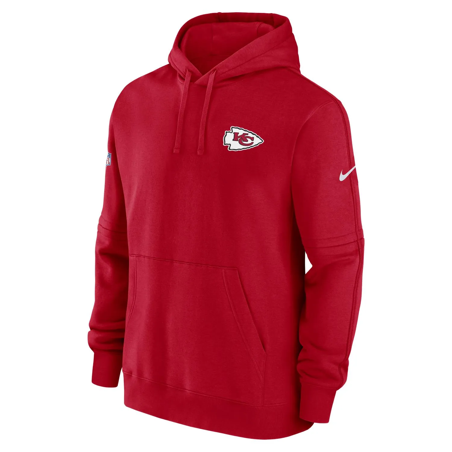 Kansas City Chiefs NFL Nike Sideline 2023 Club Hoodie Rot