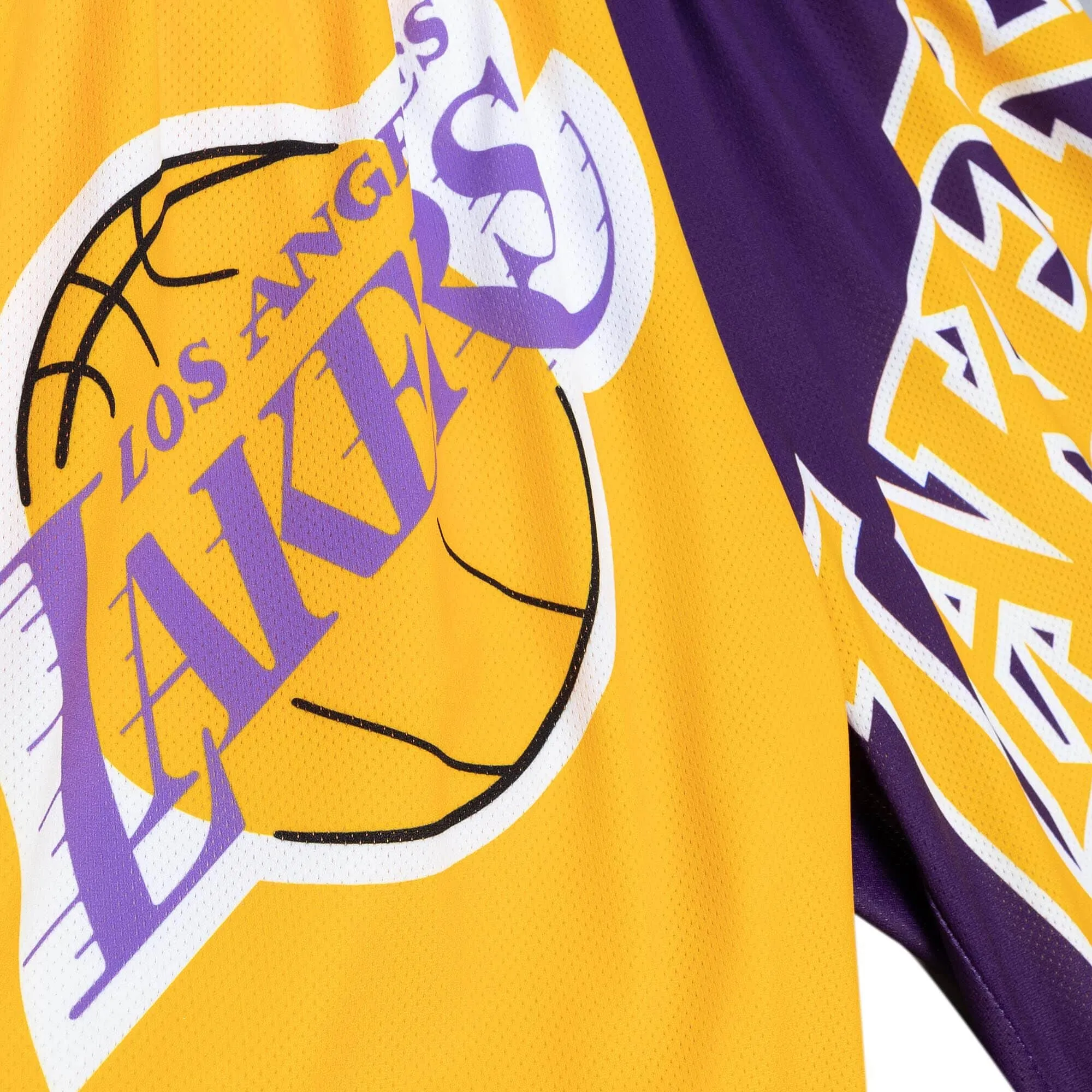 Los Angeles Lakers NBA Mitchell & Ness Big Face Fashion 5.0 Shorts Los Angeles Lakers NBA Mitchell & Ness Big Face Fashion 5.0 Shorts