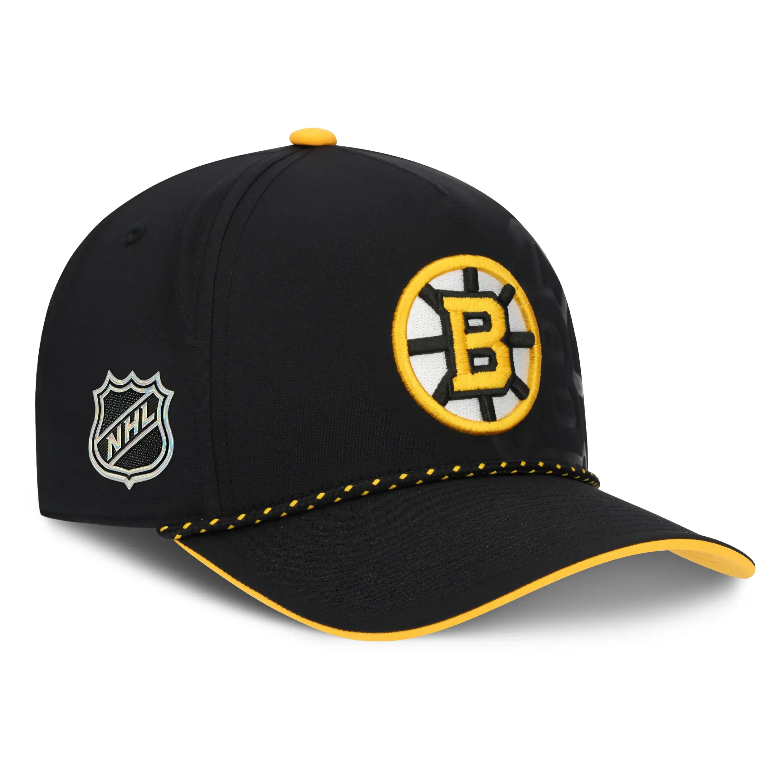 Boston Bruins NHL Fanatics Draft 2026 Snapback Schwarz / Gelbgold