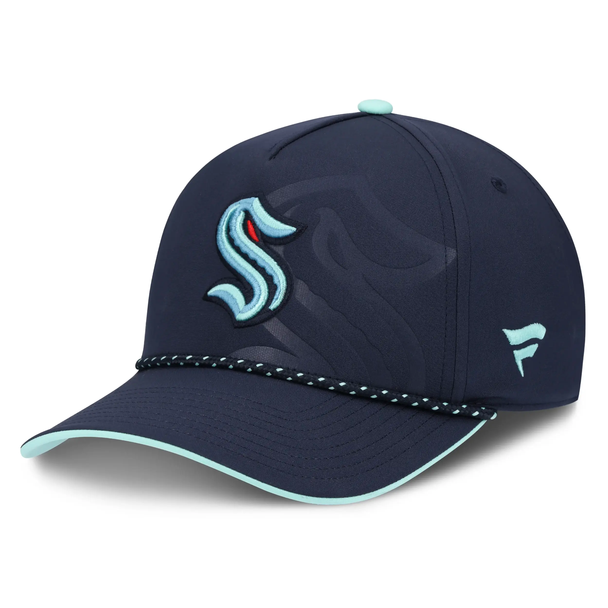 Seattle Kraken NHL Fanatics Draft 2026 Snapback Blau / Grün
