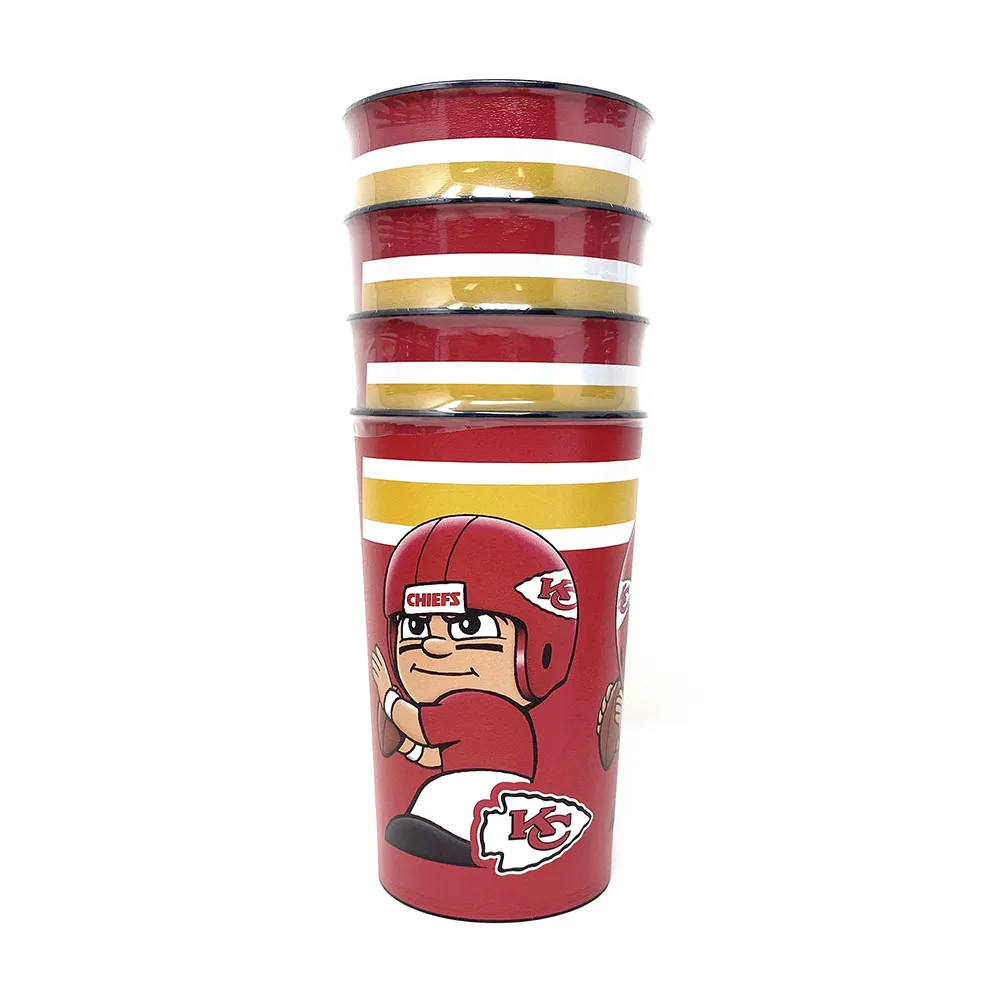 Kansas City Chiefs NFL Partybecher-Set (4 Stk.)